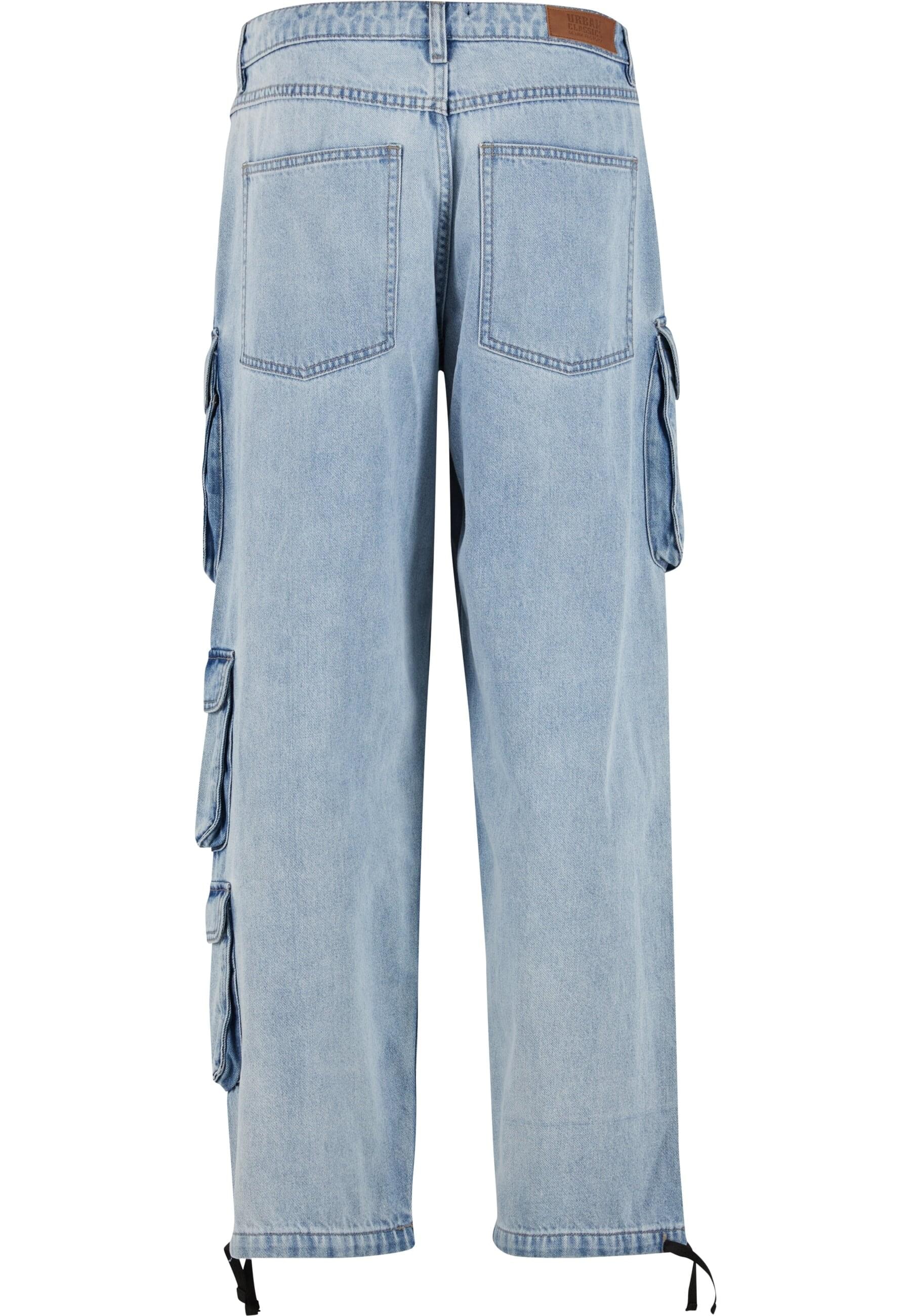 URBAN CLASSICS Cargohose »Urban Classics Multi Pocket Denim Cargo«, (1 tlg.)