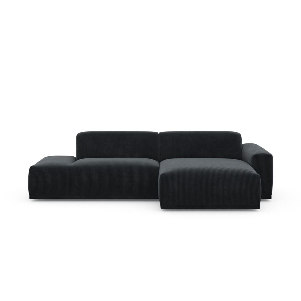 TRENDMANUFAKTUR Ecksofa »Braga«, (2 St.), in moderner Optik, mit hochwertigem Kaltschaum, in Cord bestellbar