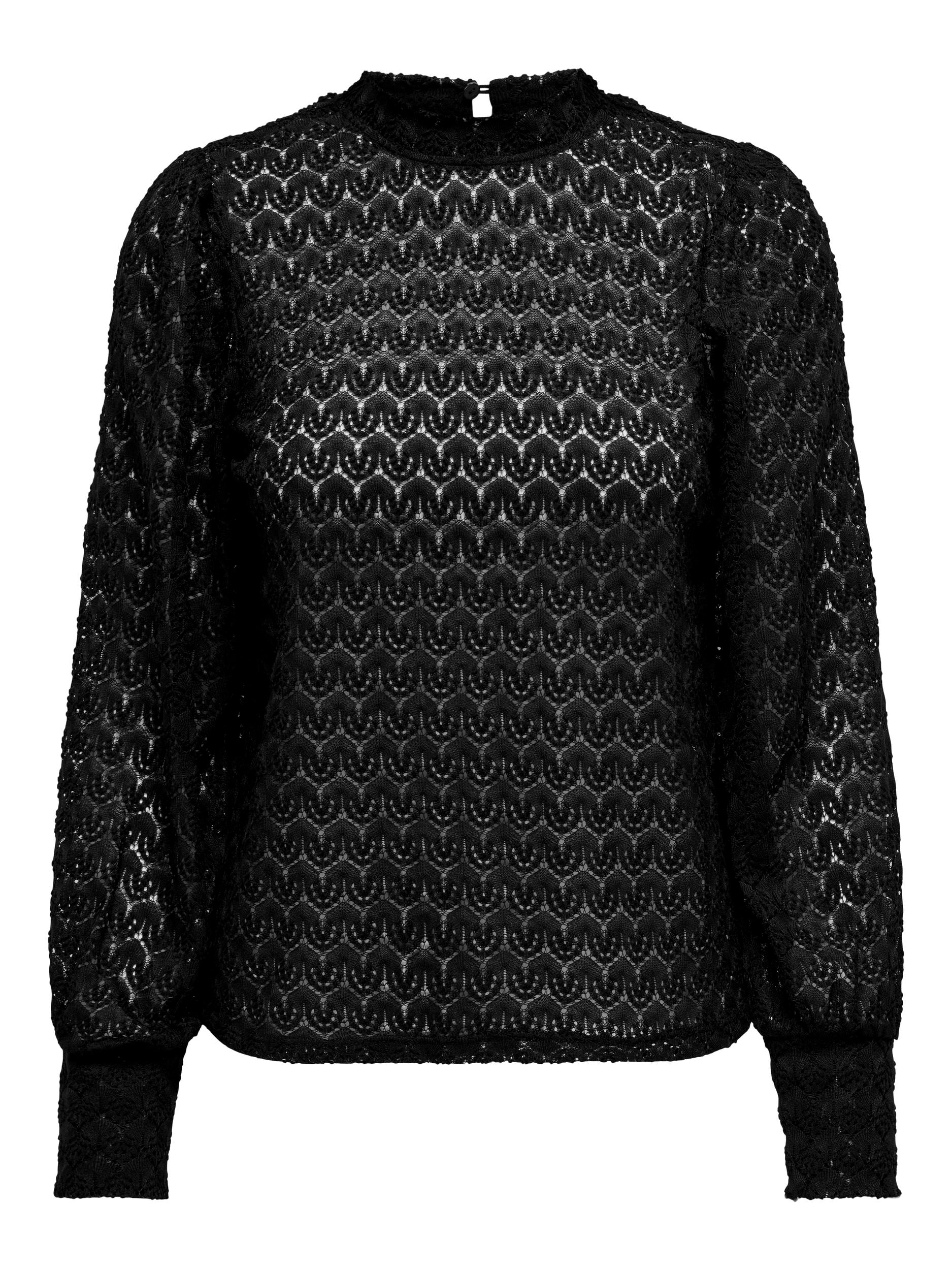 JDY Langarmshirt »JDYAVERY L/S LACE TOP JRS NOOS«
