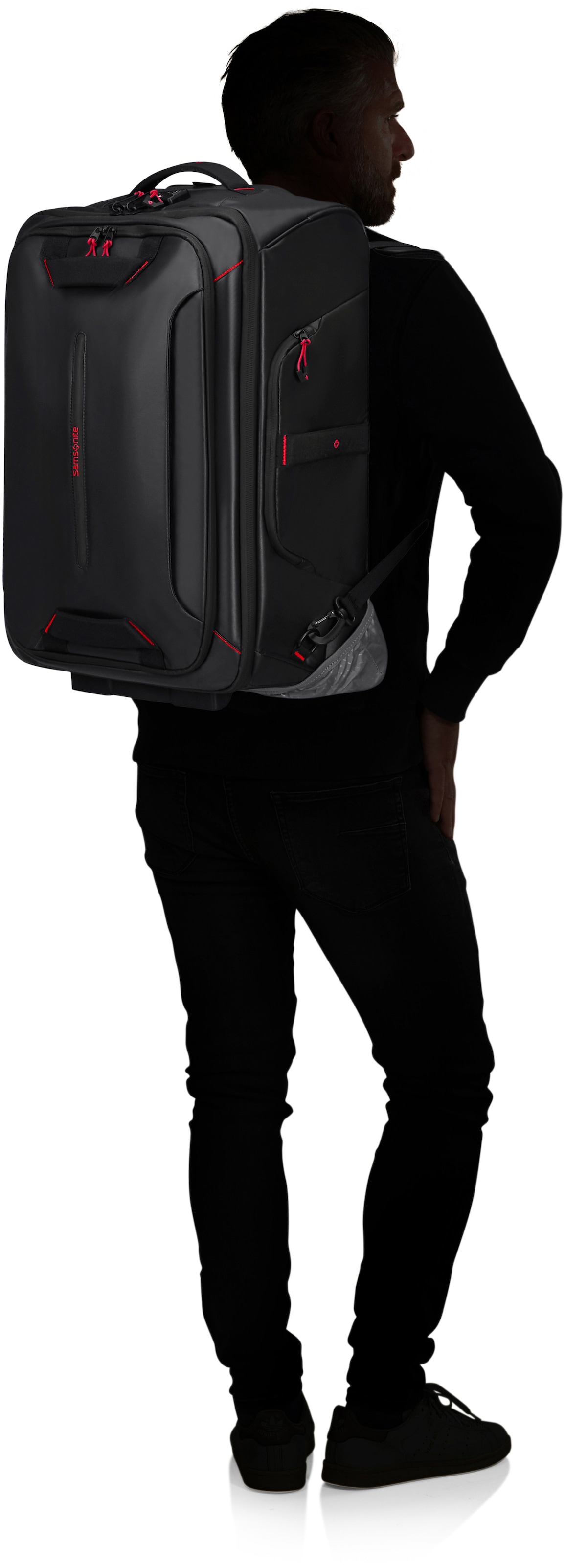 Samsonite Reisetasche »ECODIVER«, mit Trolley- und Rucksackfunktion; teilweise aus recyceltem Material