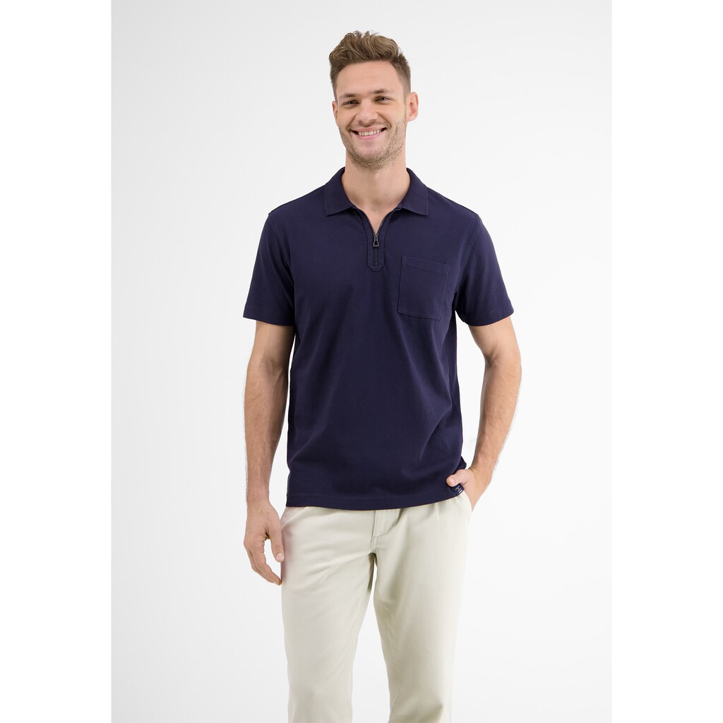 LERROS Poloshirt »LERROS Poloshirt mit Zip-Kragen«