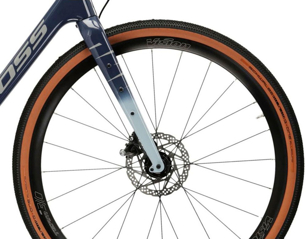 Kross Gravelbike »KROSS Gravelbike Esker 8.0 28" blau 24 Gänge«, 24 Gang, Shimano, GRX RX820 Schaltwerk, Kettenschaltung