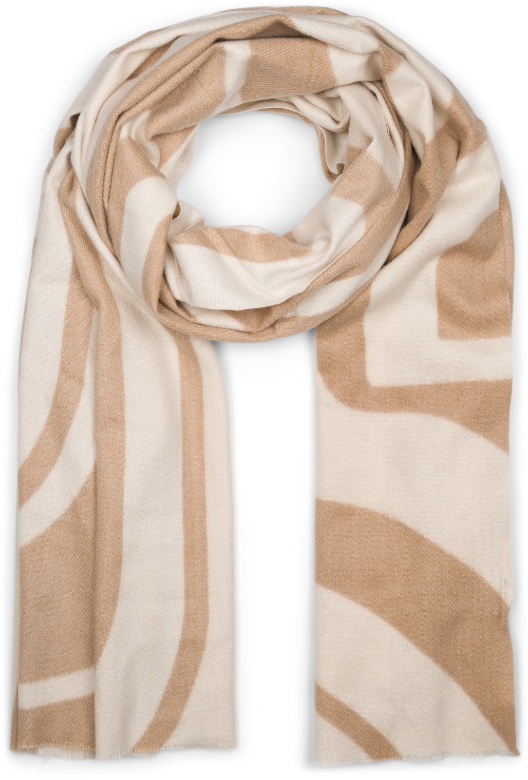 styleBREAKER XXL-Schal "Schal mit Linien Muster" 1 Stk.
