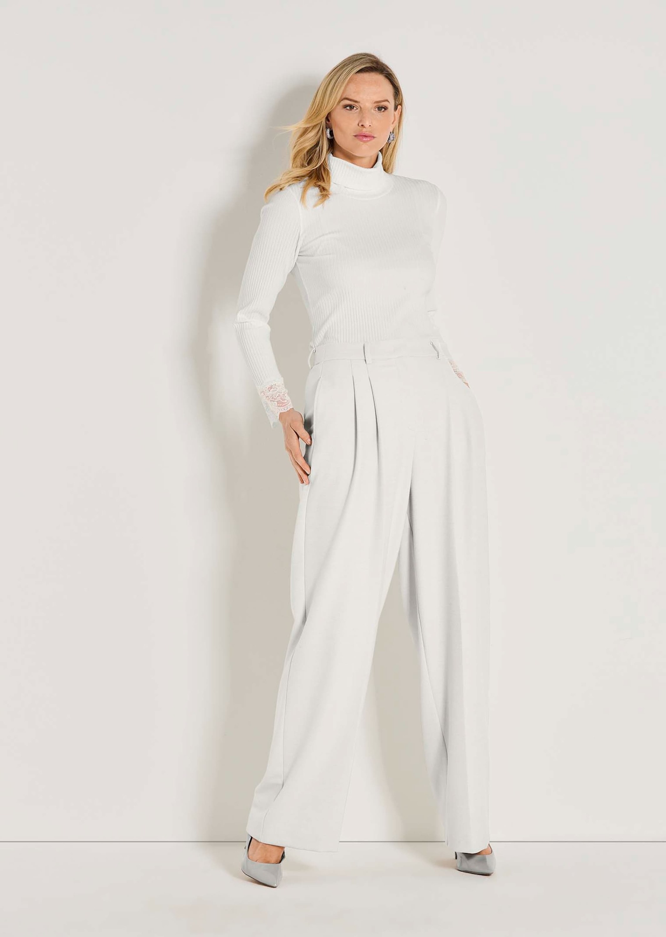 MADELEINE Bundfaltenhose "Palazzohose Weite Bundfaltenhose mit Formbund" günstig online kaufen