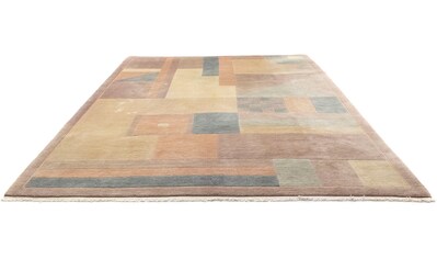 morgenland Wollteppich »Nepal Teppich handgeknüpft mehrfarbig«, rechteckig, 14 mm... kaufen