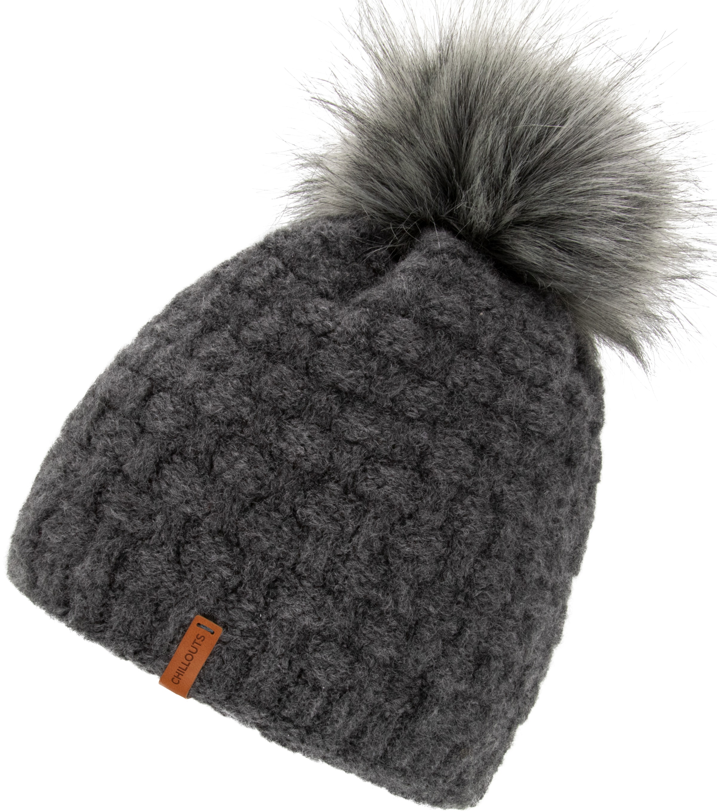 chillouts Beanie »Ronja Hat« Flauschige Wintermütze mit abnehmbarem Pompon