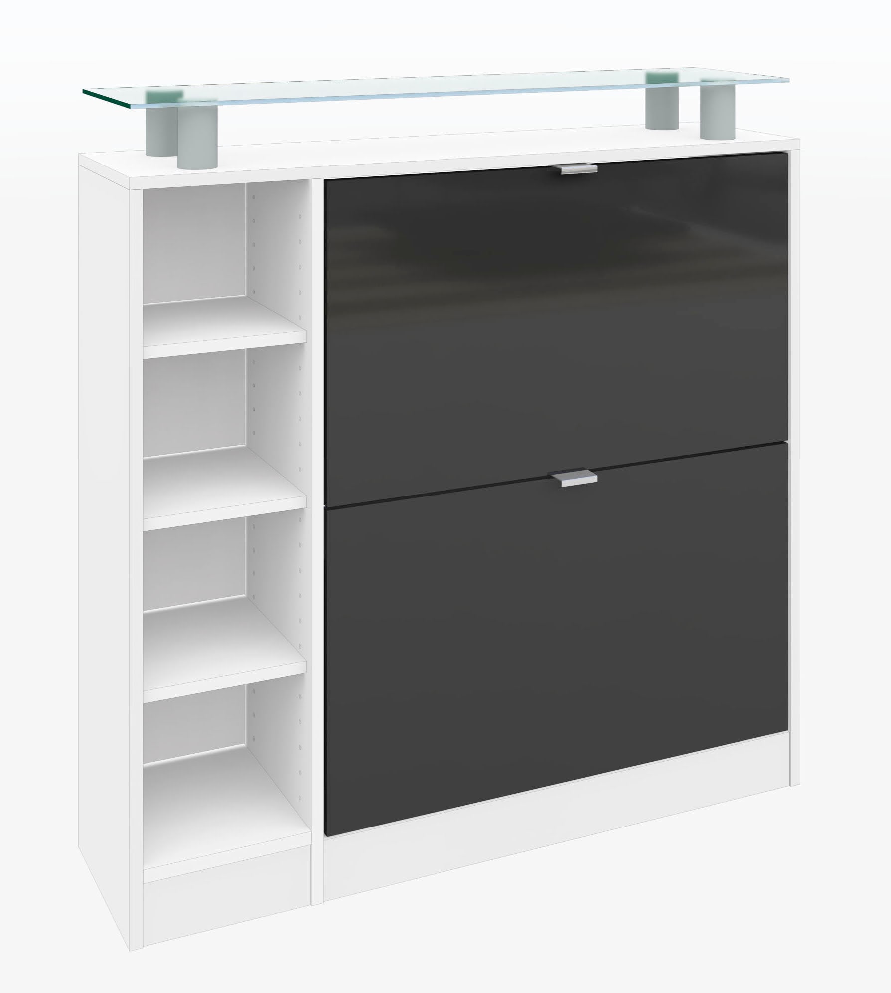 borchardt Möbel Schuhschrank "Dolly, Schuhregal, Schuhkipper mit Glasablage günstig online kaufen