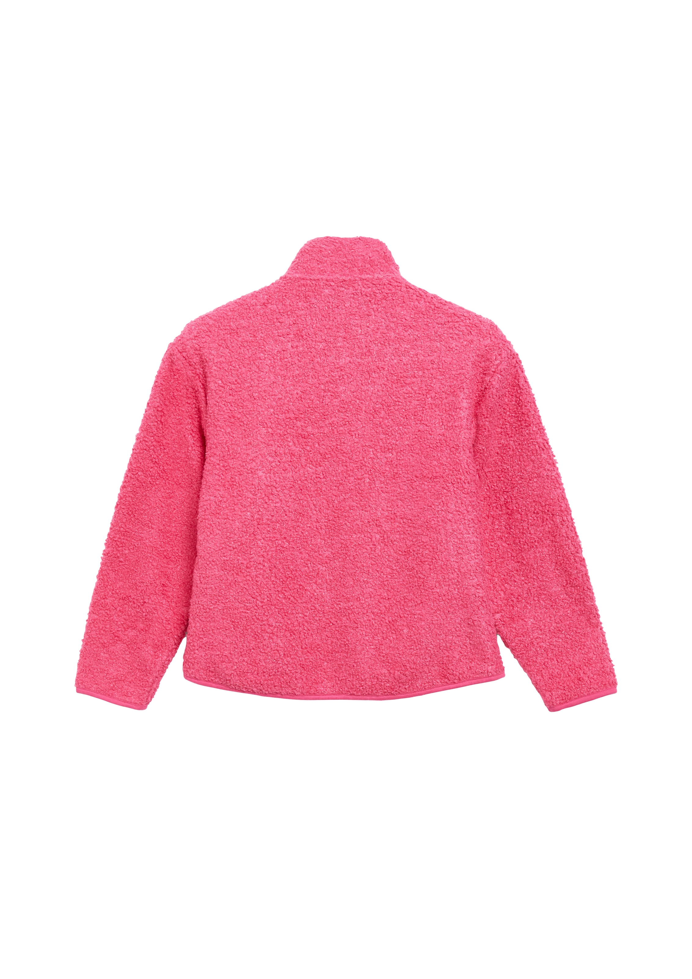 s.Oliver Junior Plüschjacke aus weichem Plüsch mit wärmendem Fleece-Futter