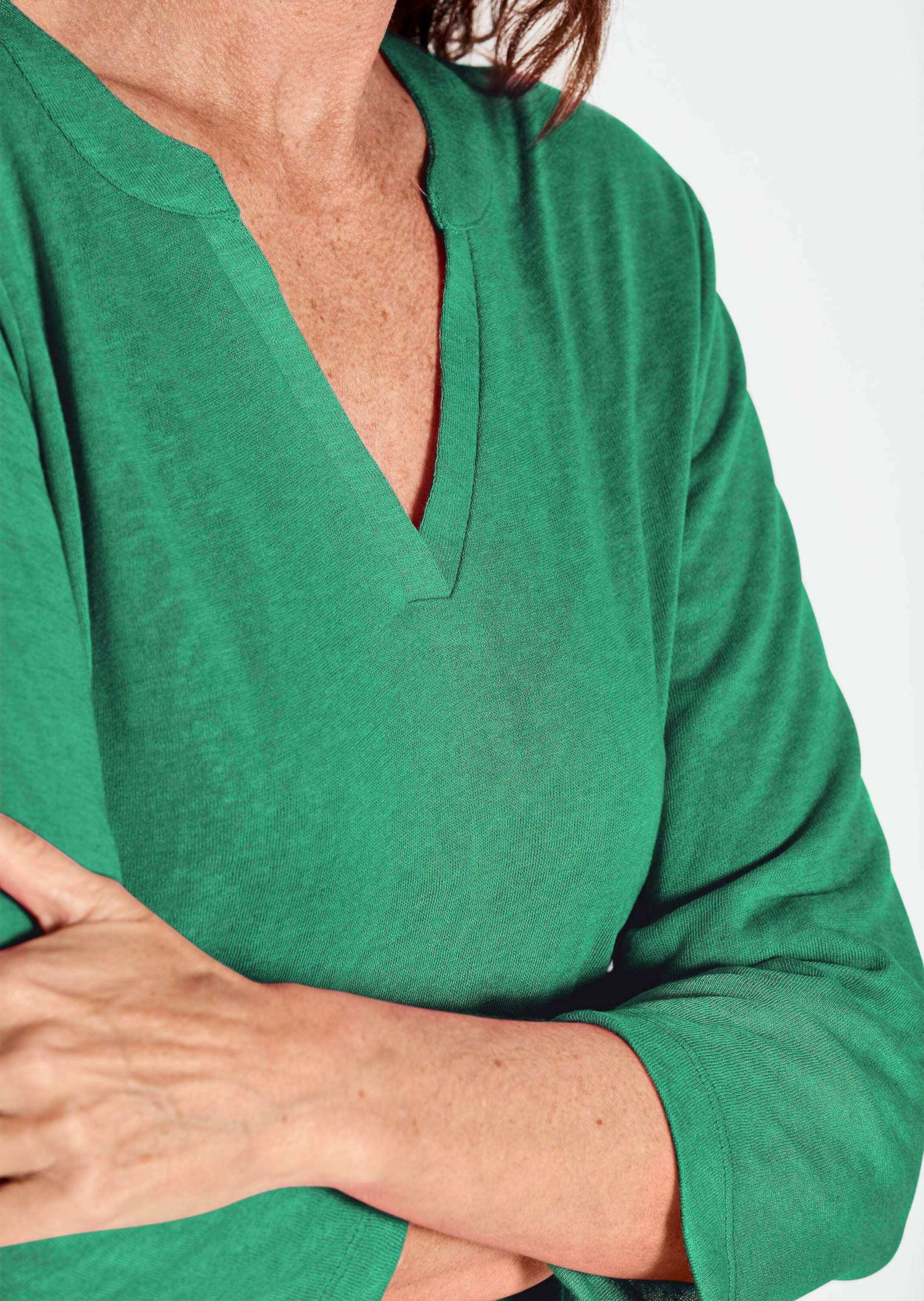 GOLDNER Kurzarmshirt »Modisches 3/4-Arm-Oberteil«