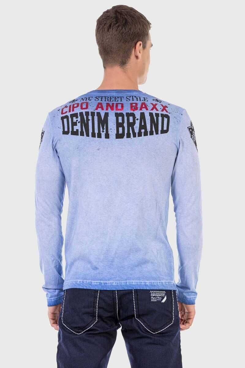 Cipo & Baxx T-Shirt »Sweatshirts«, mit Print und sportlichem Look