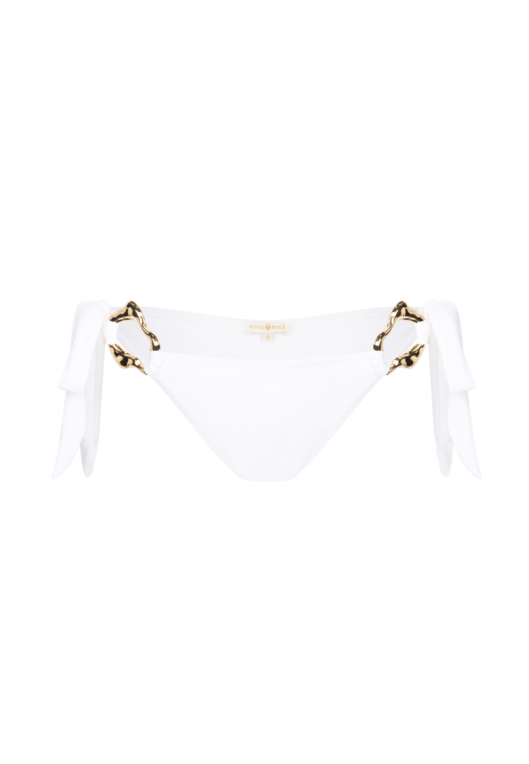 Moda Minx Bikini-Hose »Irregular Hoop Tie«, (1 St.), mit tollen Schmuckelementen