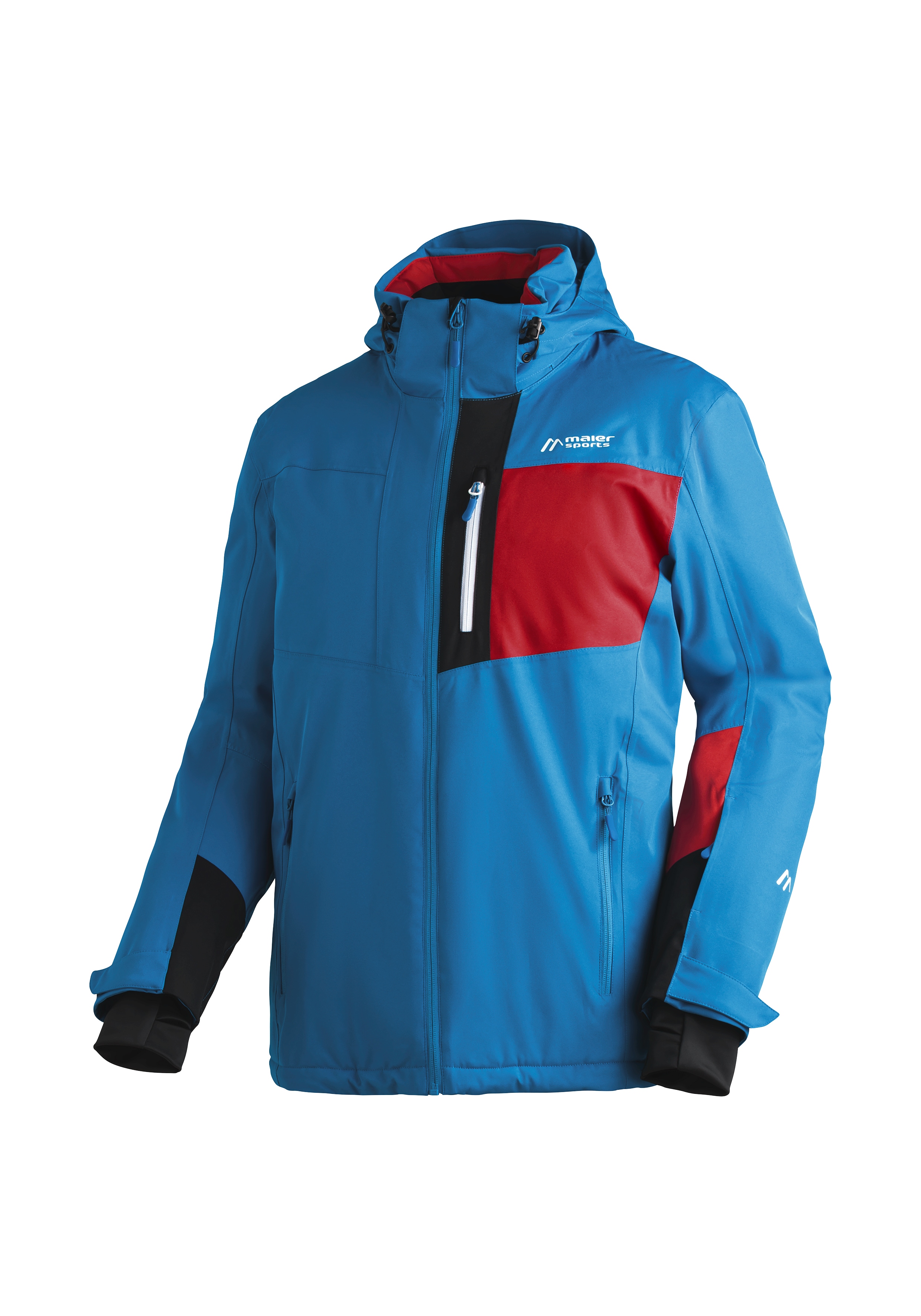 Maier Sports Skijacke "KARLEITEN M 2.0" Herren Winterjacke, wasserdicht, 3 RV-Taschen und Kapuze, Regular fit