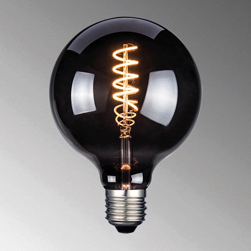 LED-Leuchtmittel, E27, 1 St., Lampe, Leuchtmittel, rauchfarbenes Design, E27-Fassung,...