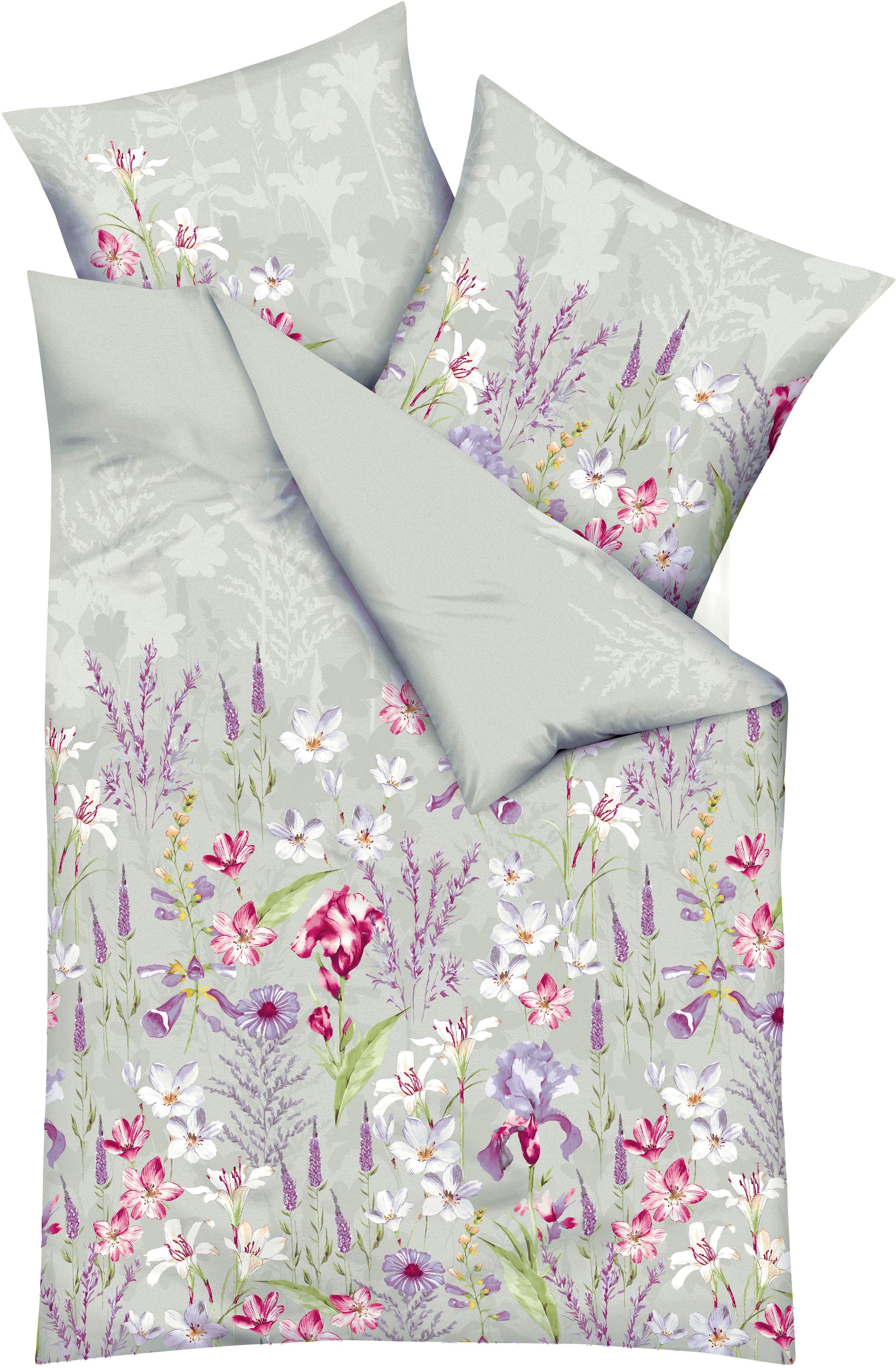 Kaeppel Bettwäsche "Lily" 2 Stk. tlg. Mit Blumenmuster günstig online kaufen