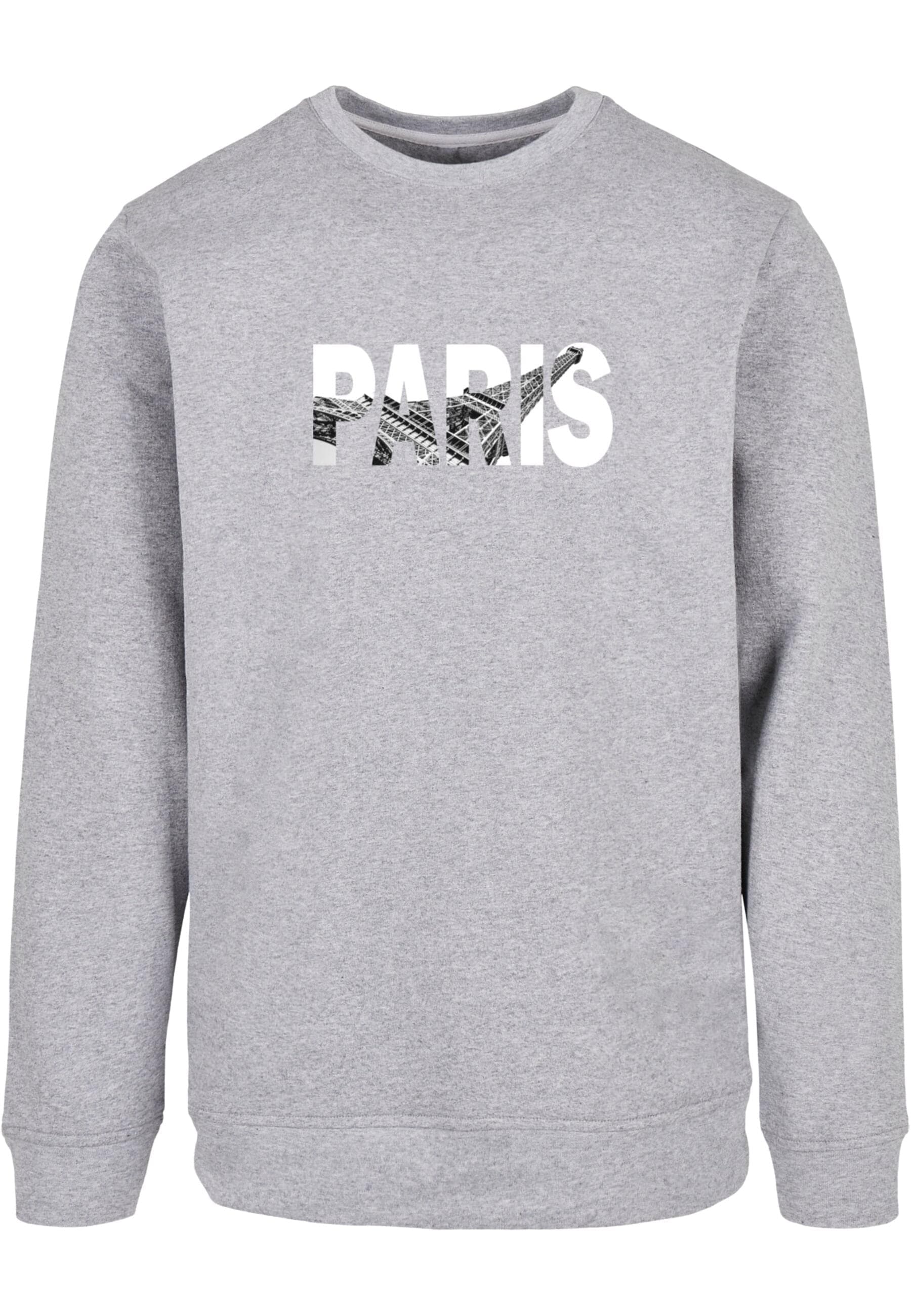 Merchcode Rundhalspullover »Merchcode Herren Paris Eiffel Tower Basic Crewneck«, (1 tlg.)