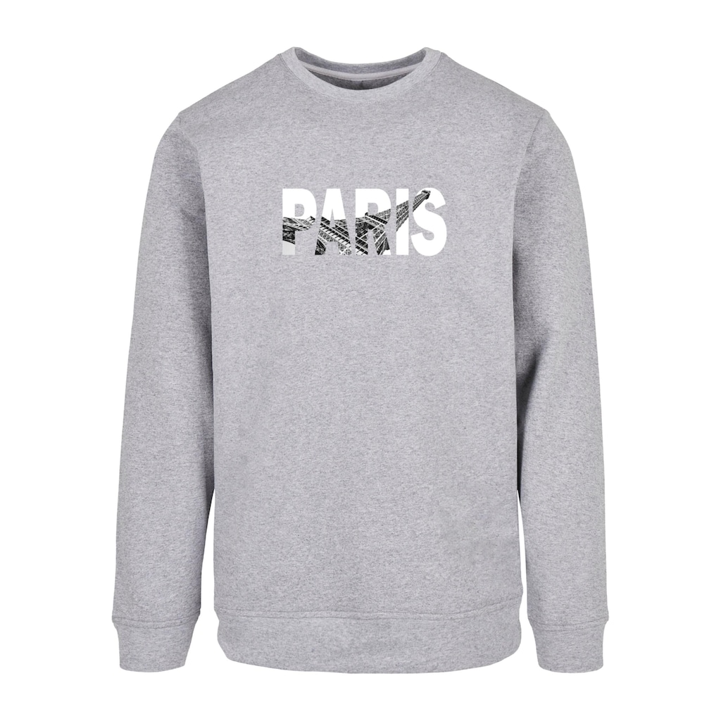 Merchcode Rundhalspullover »Merchcode Herren Paris Eiffel Tower Basic Crewneck«, (1 tlg.)