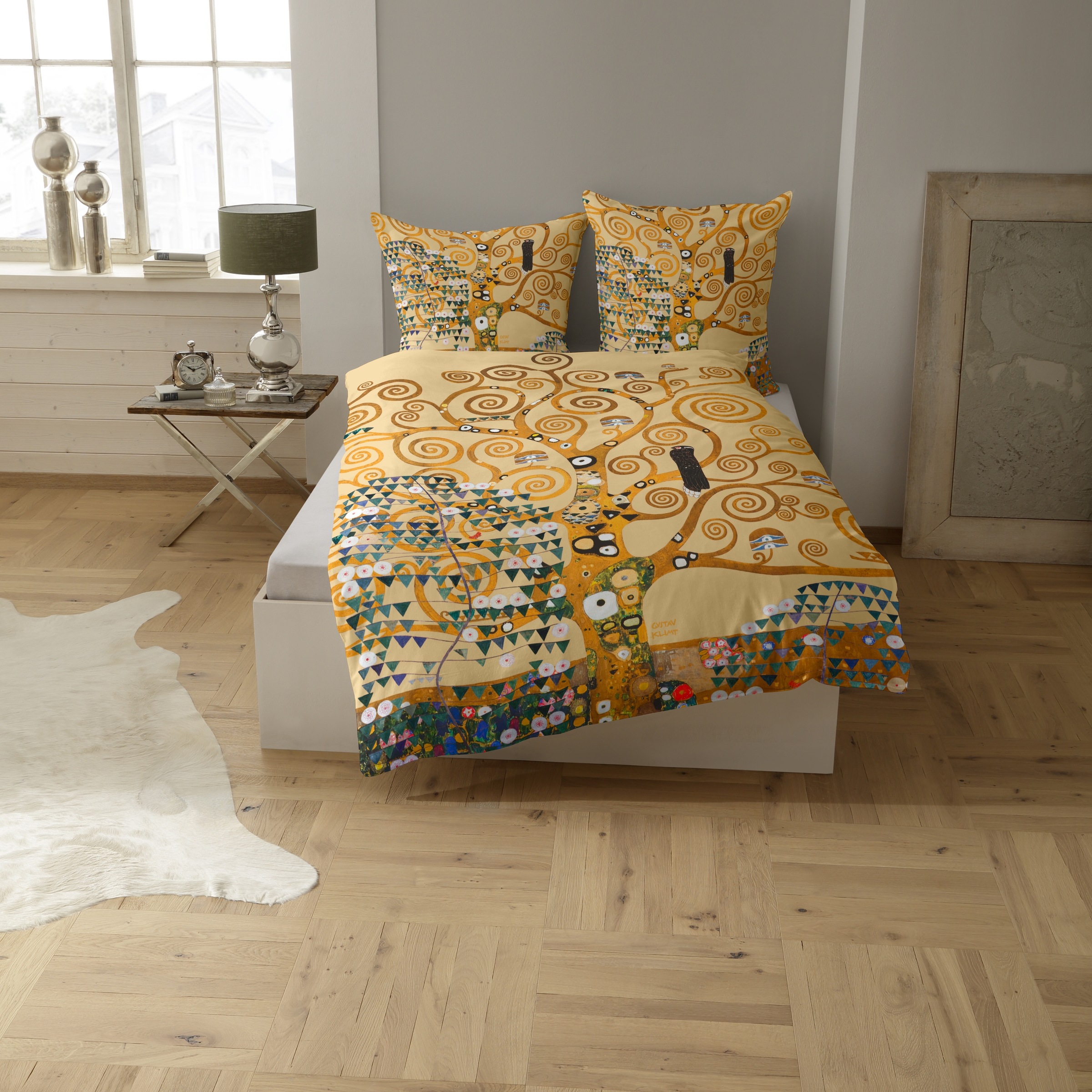 Goebel Bettwäsche "Lebensbaum" 2 Stk. tlg. edles, elegantes Design günstig online kaufen