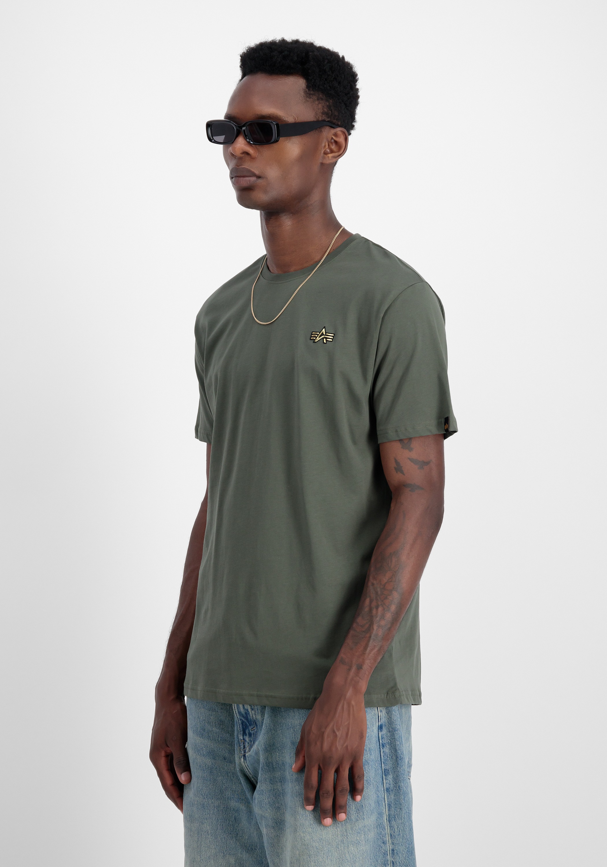 Alpha Industries T-Shirt »Alpha Industries Men - T-Shirts 3D Small Logo T-Shirt«