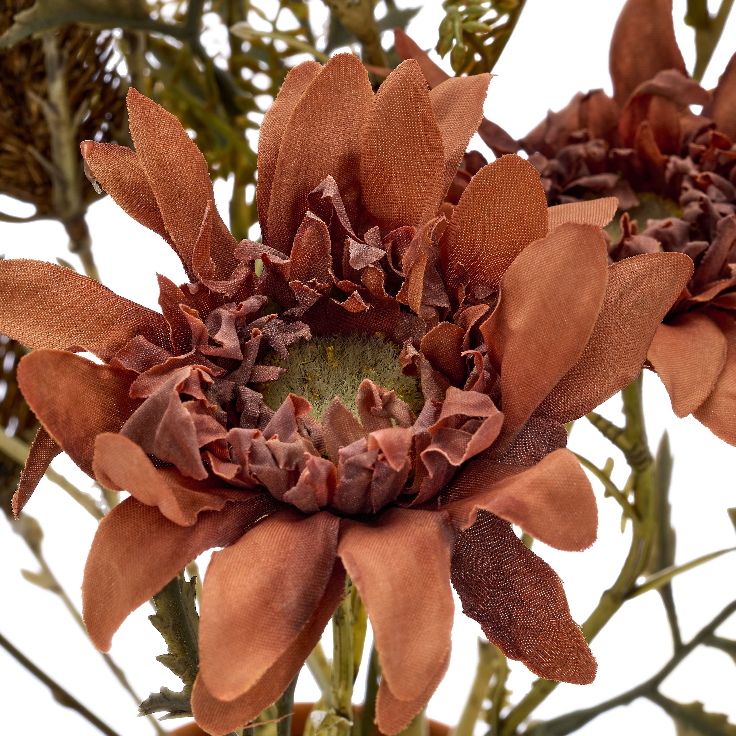 Creativ green Kunstblumenstrauß »Margeritenstrauß in Vase« in eleganter Farbgebung