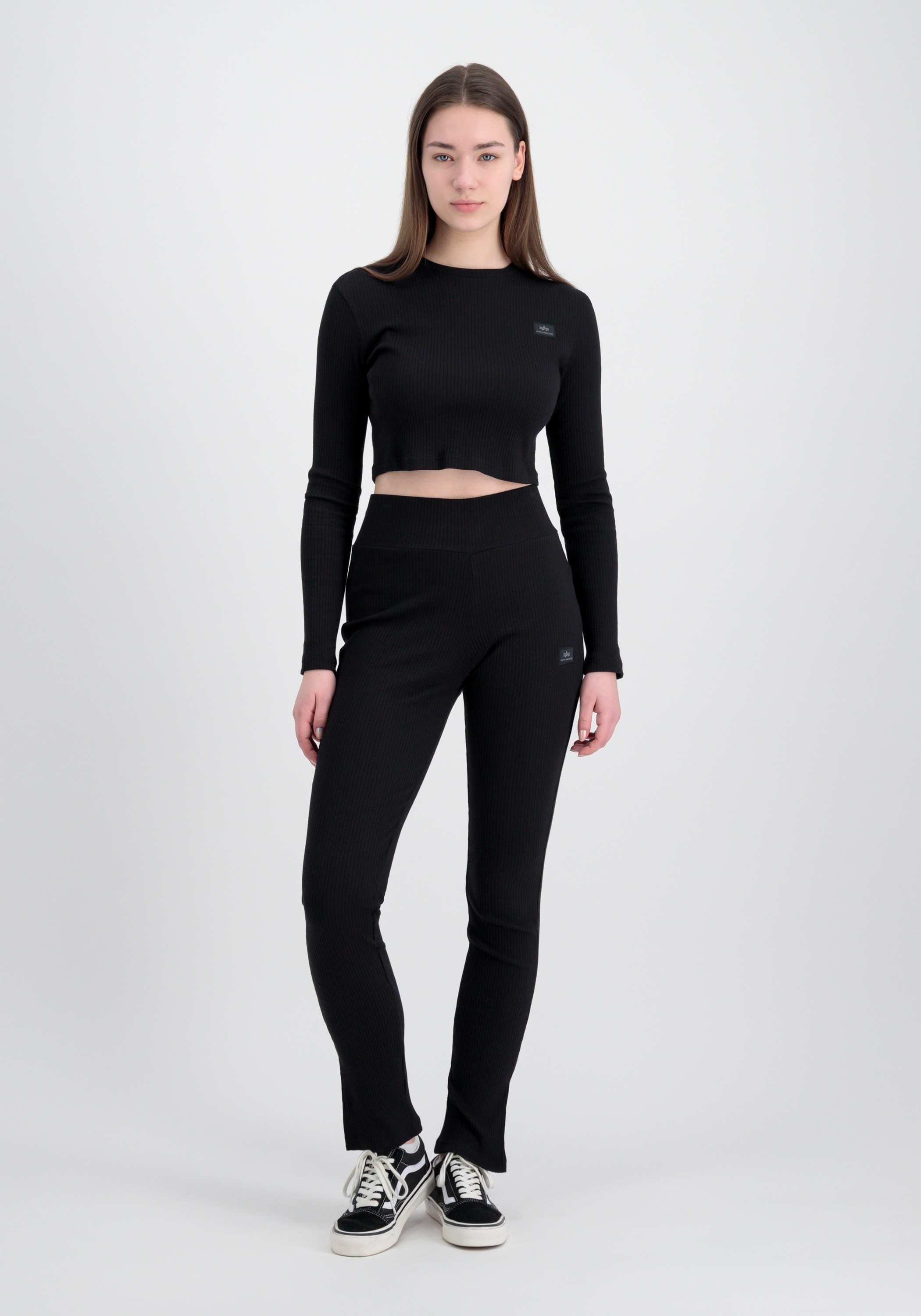 Alpha Industries Longsleeve "Alpha Industries Women - Longsleeves X-Fit Rib günstig online kaufen