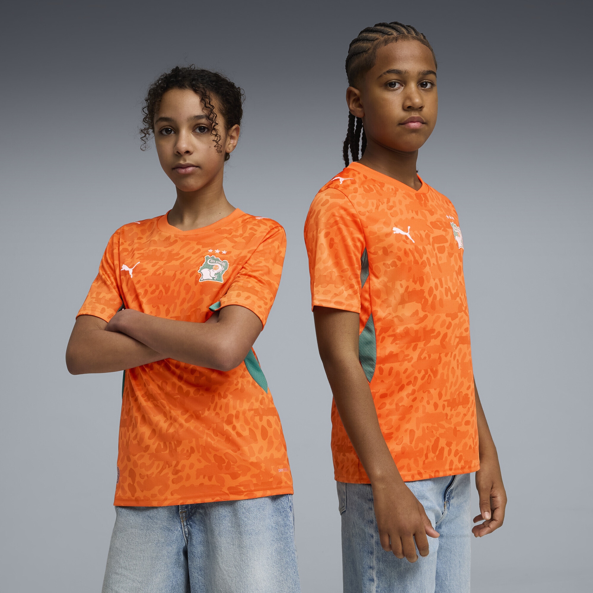 PUMA Trainingsshirt »Elfenbeinküste 2026 Heimtrikot Jugendliche«