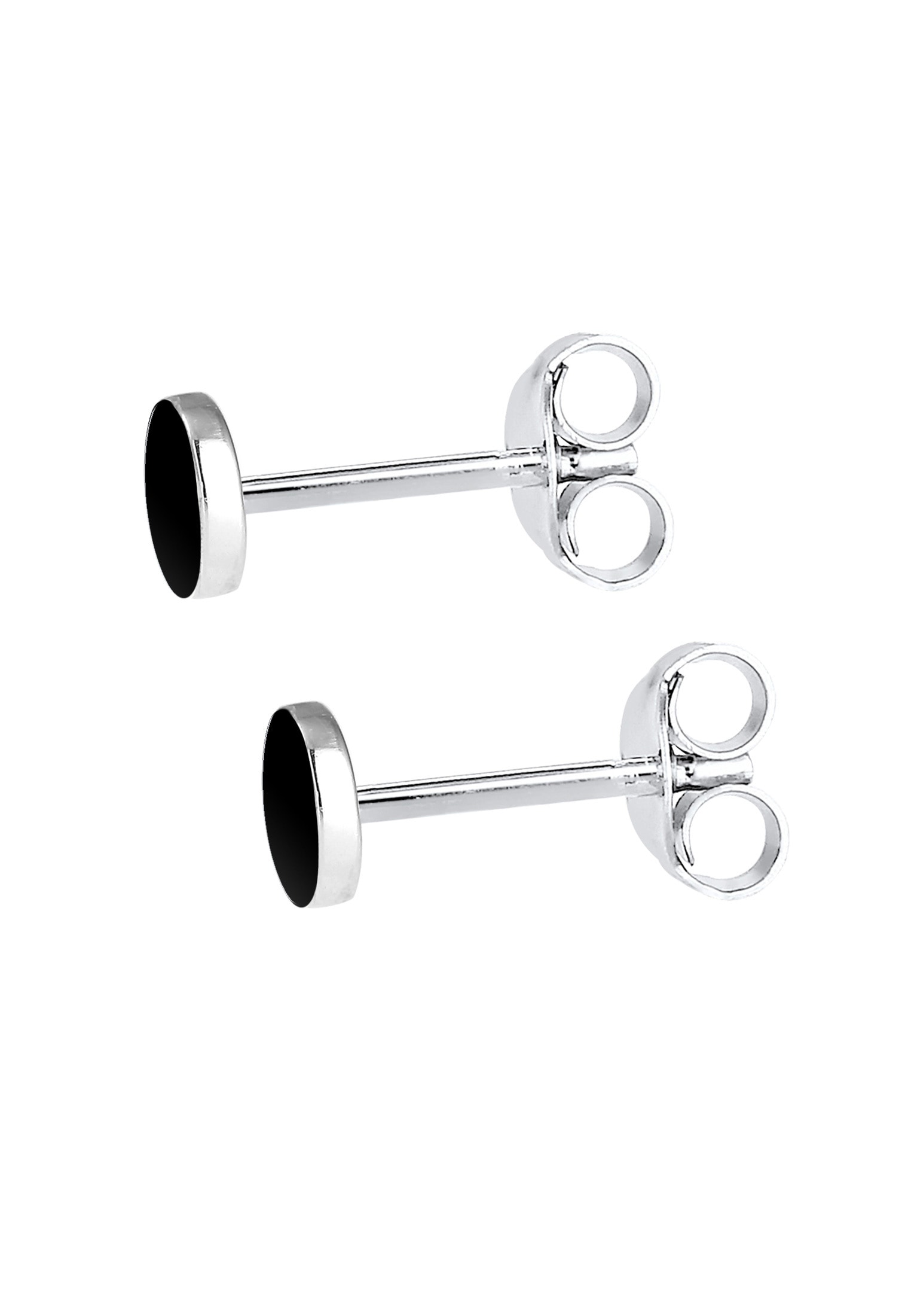 Elli Paar Ohrstecker »Ohrringe Rund Basic Geo 925 Silber Neuheit«