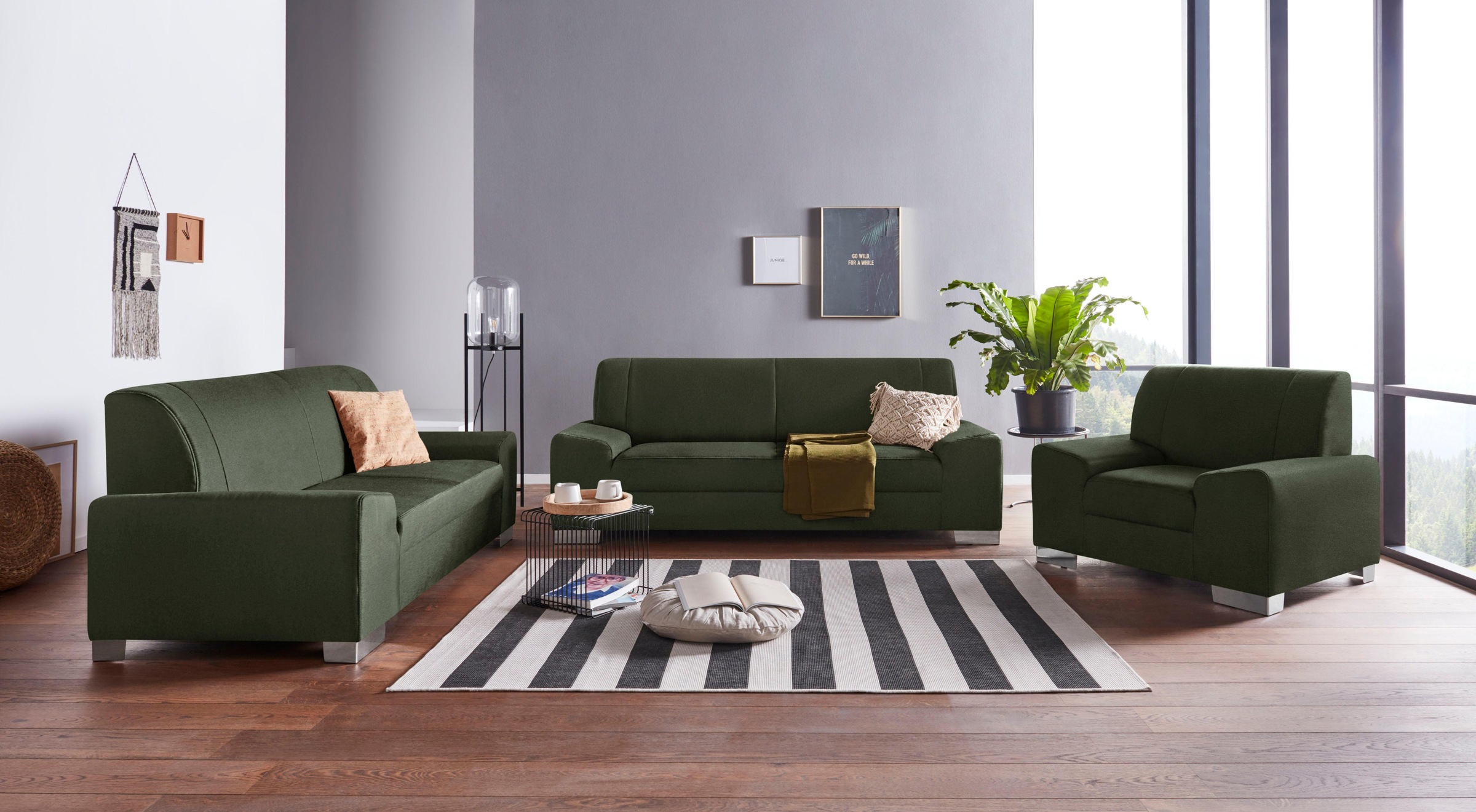DOMO collection Sessel »Anzio«, wahlweise mit Federkern