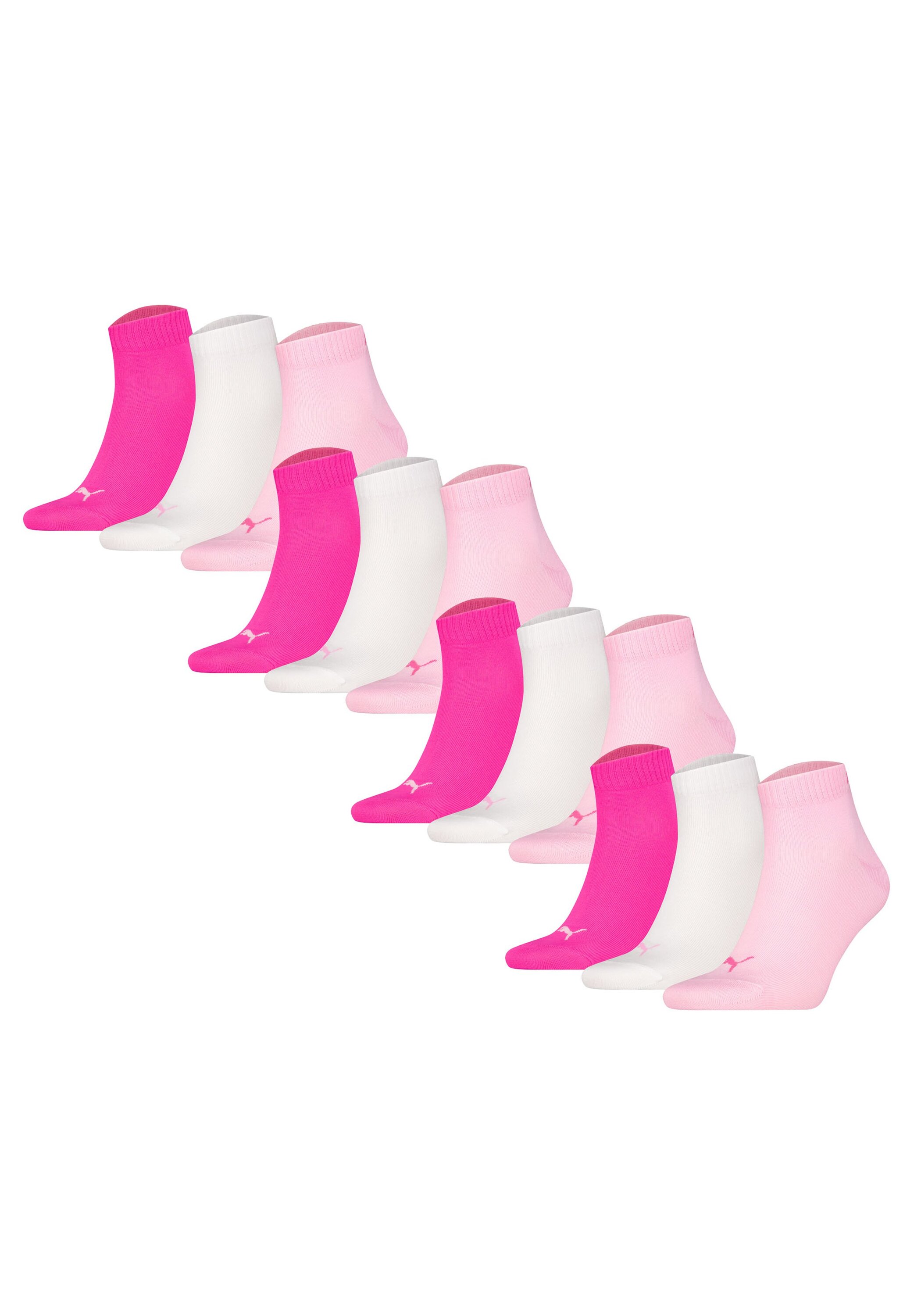 PUMA Kurzsocken "Socken Quarter Plain 12P 12er Pack" 12 Paar tlg.