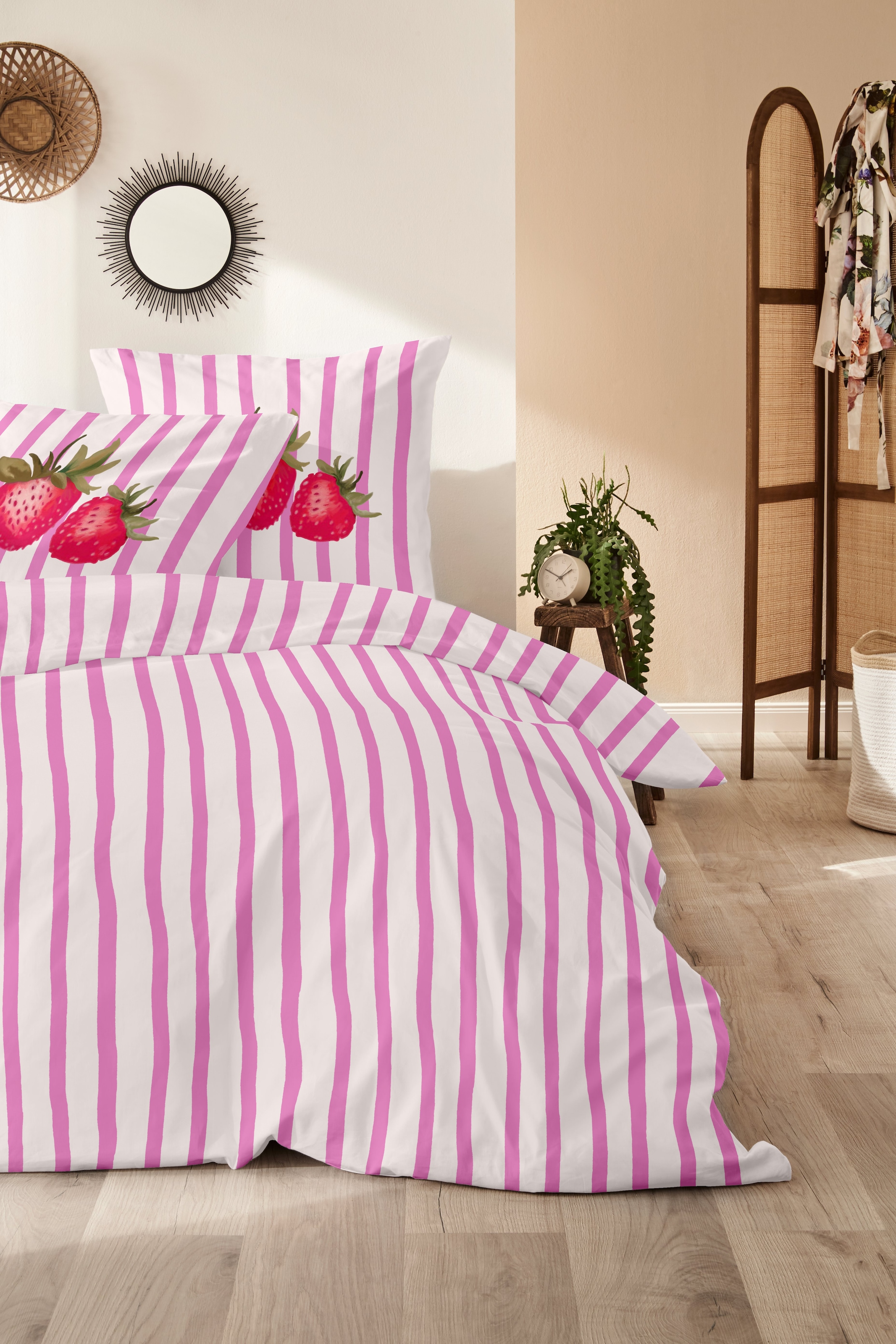 Primera Bettwäsche »Renforce-Bettwäsche Lemon stripes« 2