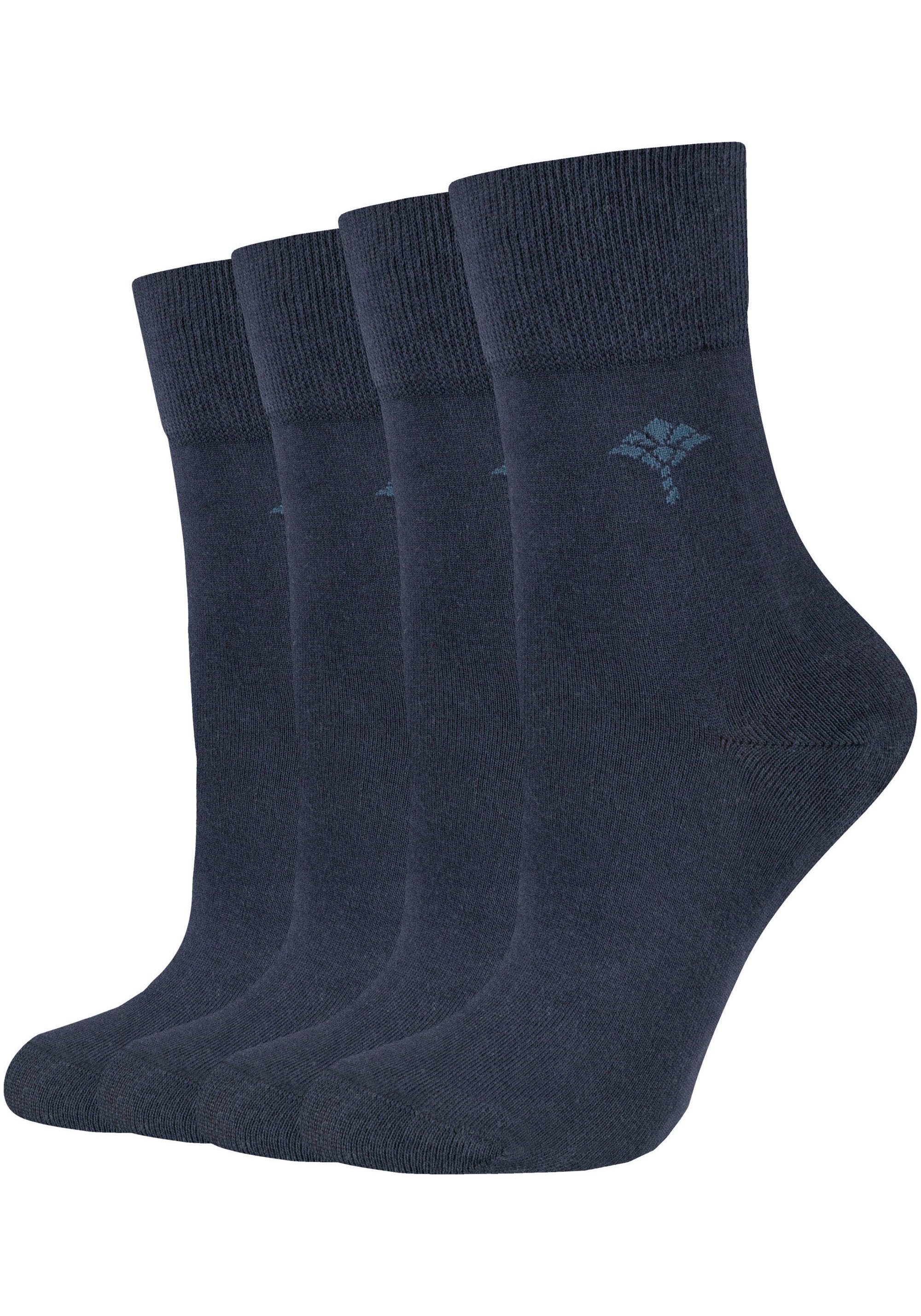 JOOP Socken "For your daily" mit Cornflower-Logo, Rippenbündchen