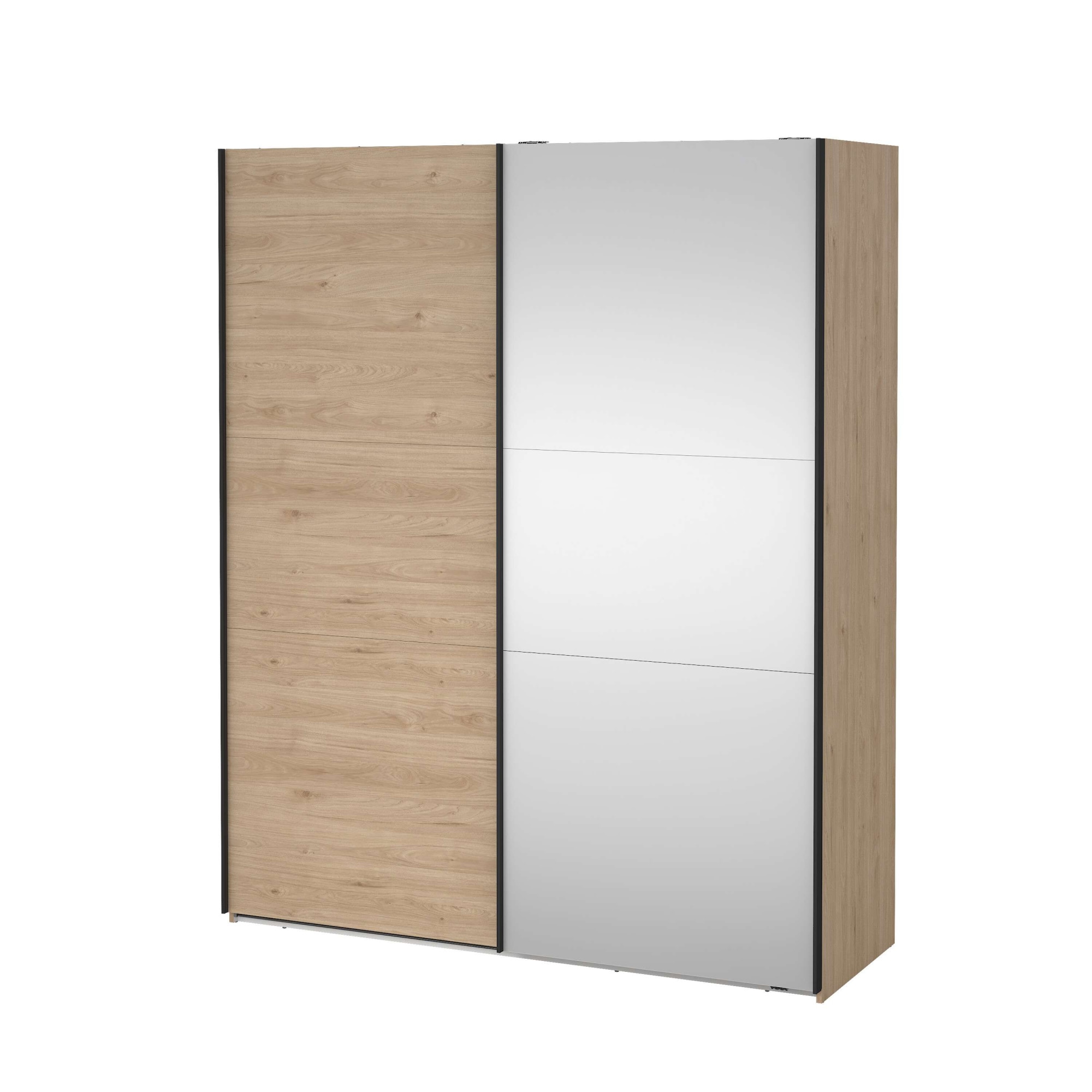 Home affaire Schwebetürenschrank "COMO mit 2 Schwebetüren, moderner und eleganter Kleiderschrank" Viel Stauraum, mit Safe-Slide-Funktion, Made in Denmark