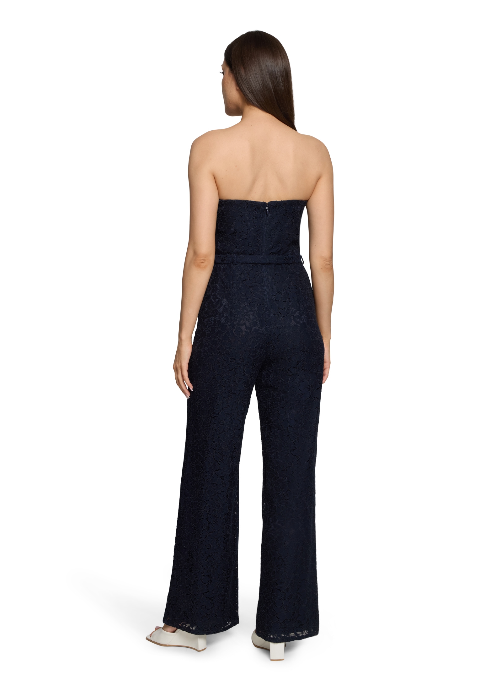 Vera Mont Overall »Damen Jumpsuit mit Spitze« 1 Stk. tlg. Gürtel