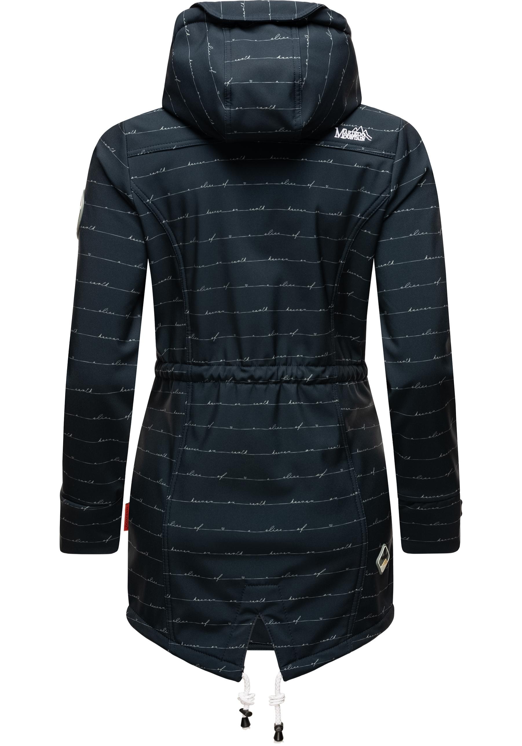 Marikoo Funktionsmantel »Zimtzicke«, Wasserdichter Softshell Parka mit Kapuze