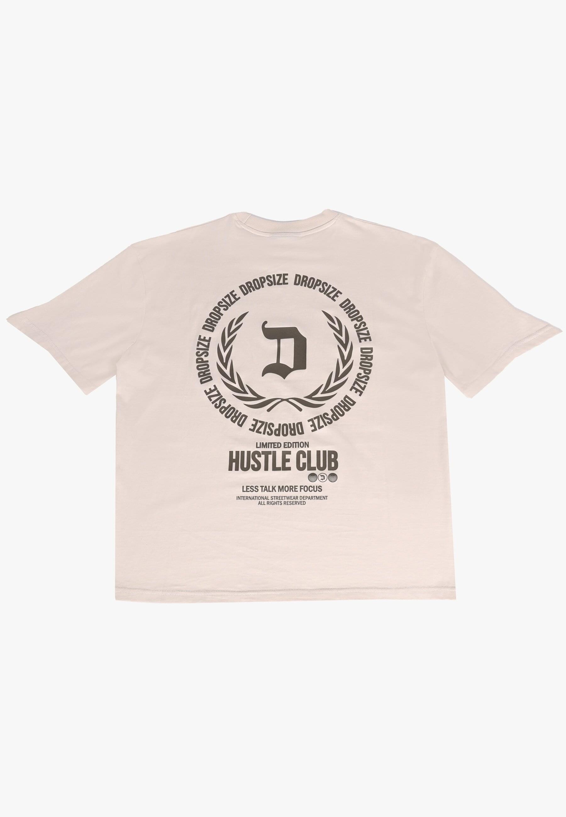 Dropsize T-Shirt "Dropsize HEAVY OVERSIZE HUSTLE CLUB CIRCLE T-SHIRT" 1 Stk günstig online kaufen