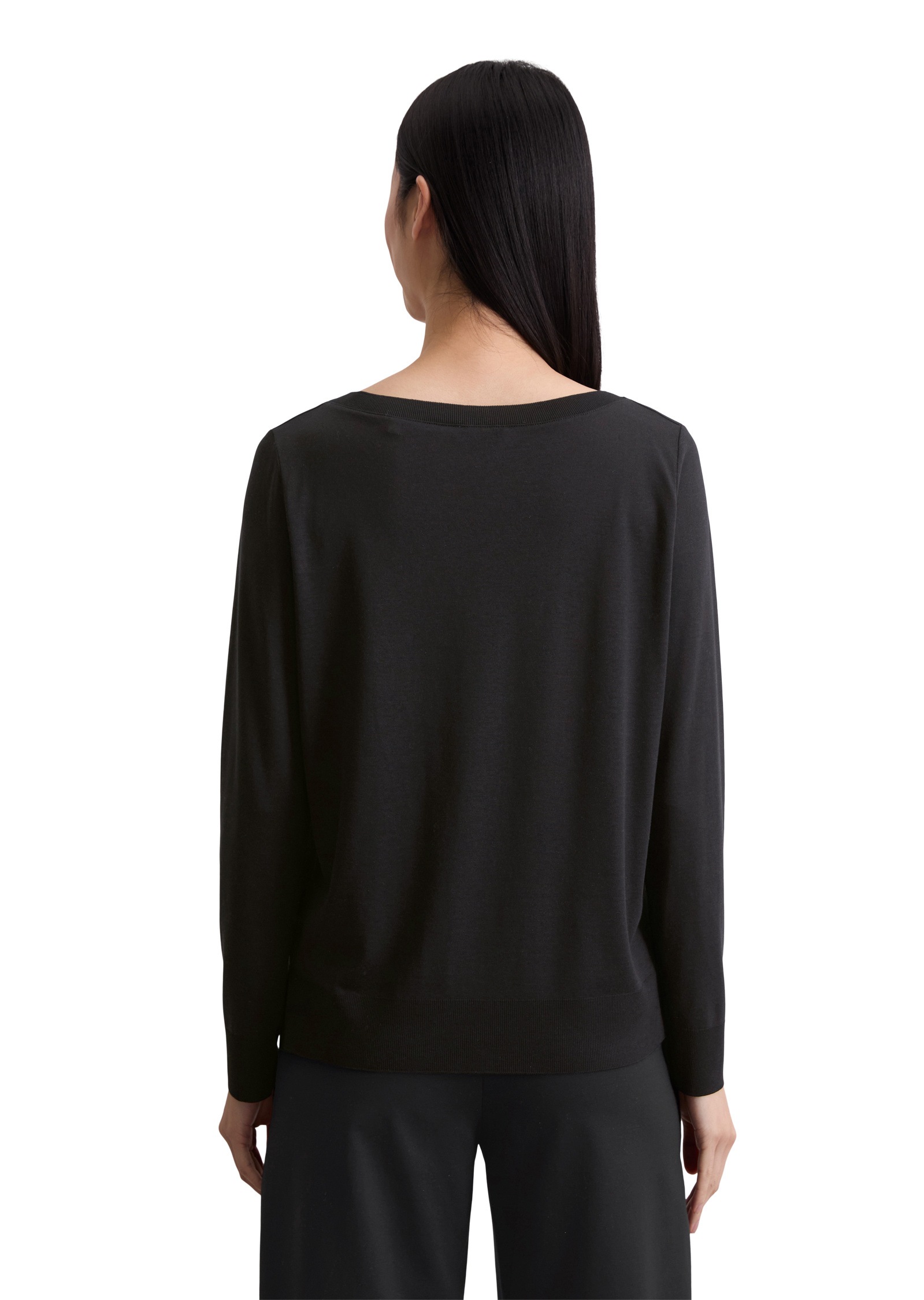 Thumbnail - Marc OPolo Langarmshirt "aus TENCEL™ Lyocell-Baumwolle-Mix"