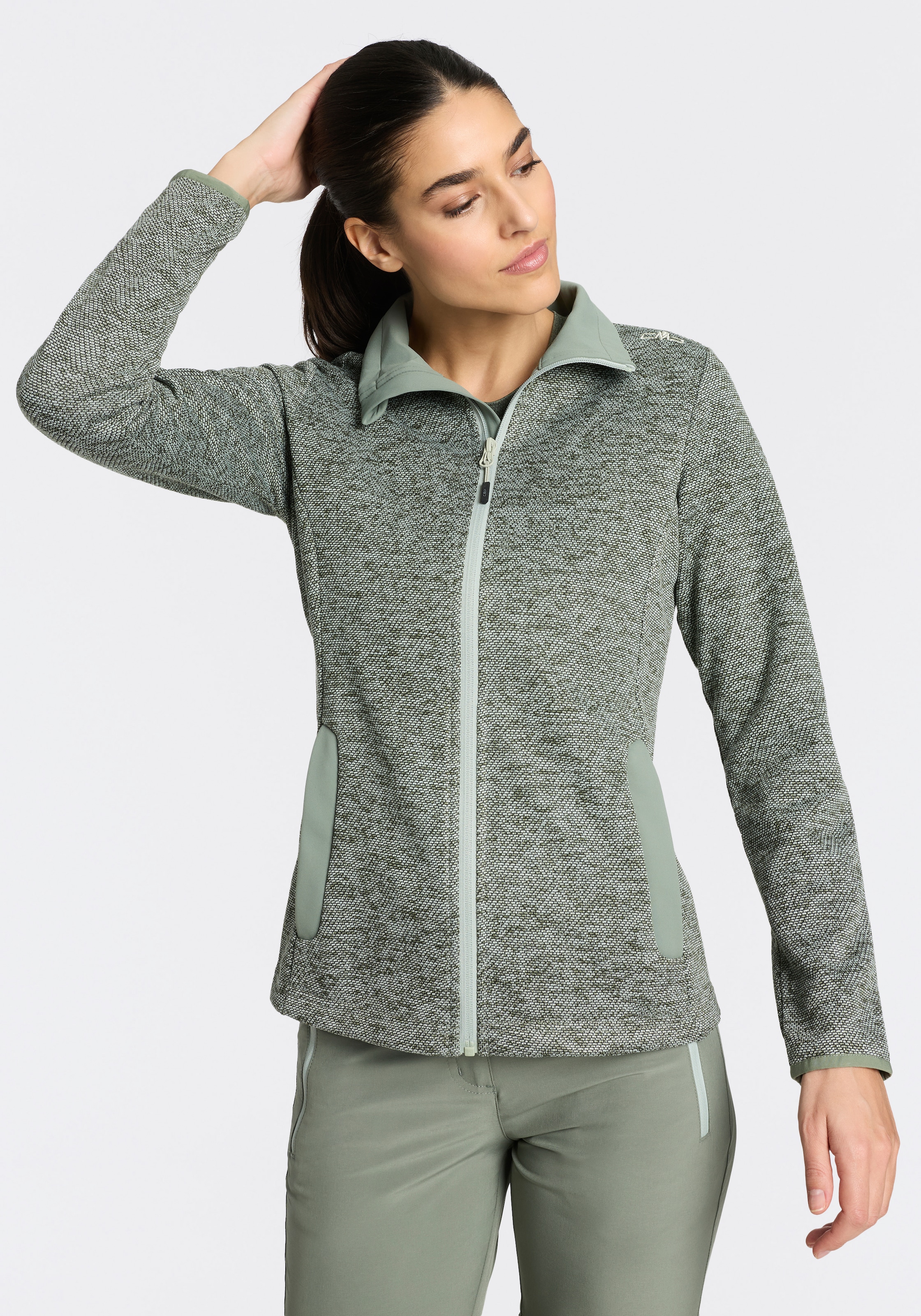 CMP Strickfleecejacke Strickfleece-Ausführung, atmungsaktiv, schnell tocknend