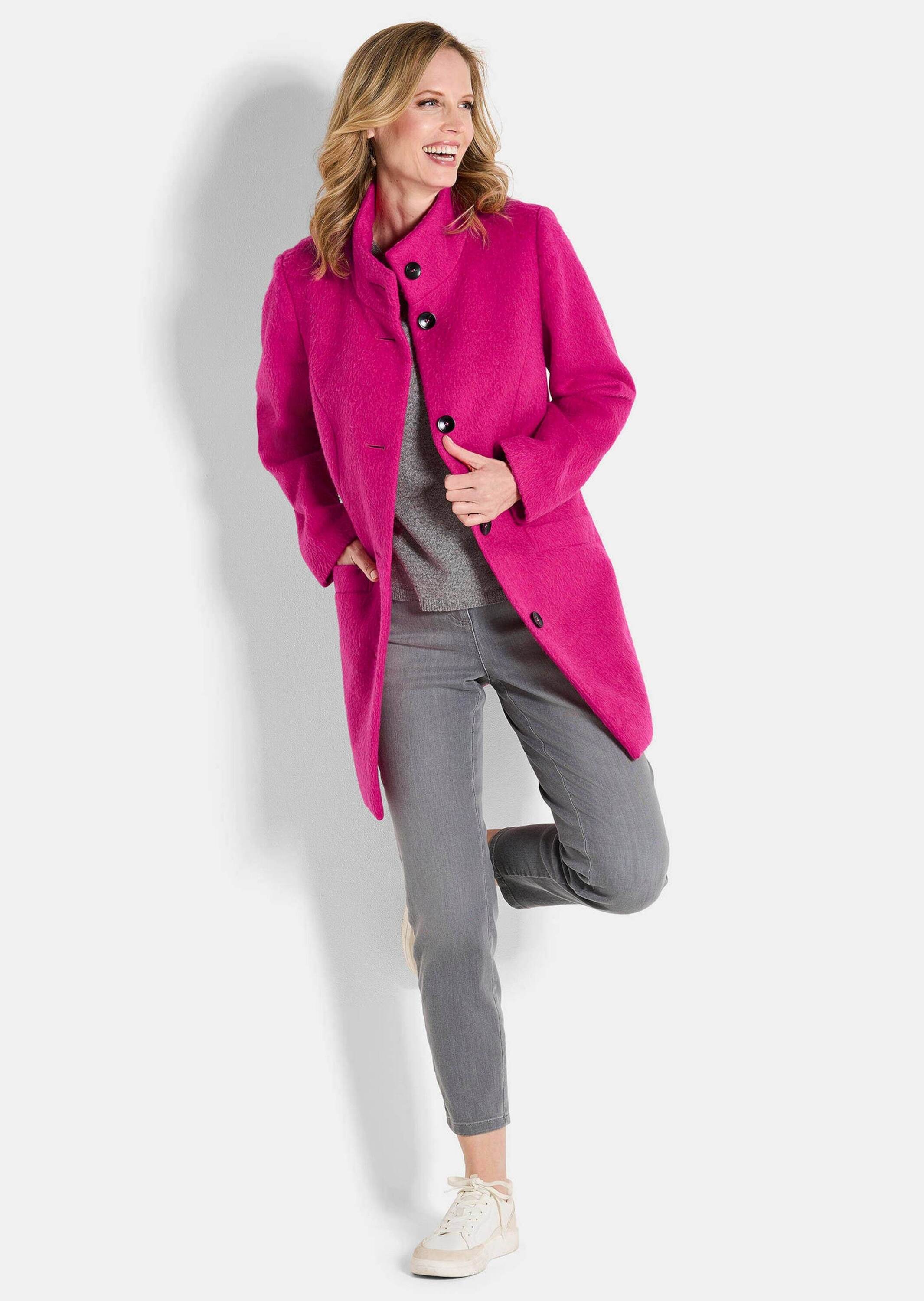 GOLDNER Langmantel "Stepp-Winterjacke mit Kapuze" günstig online kaufen