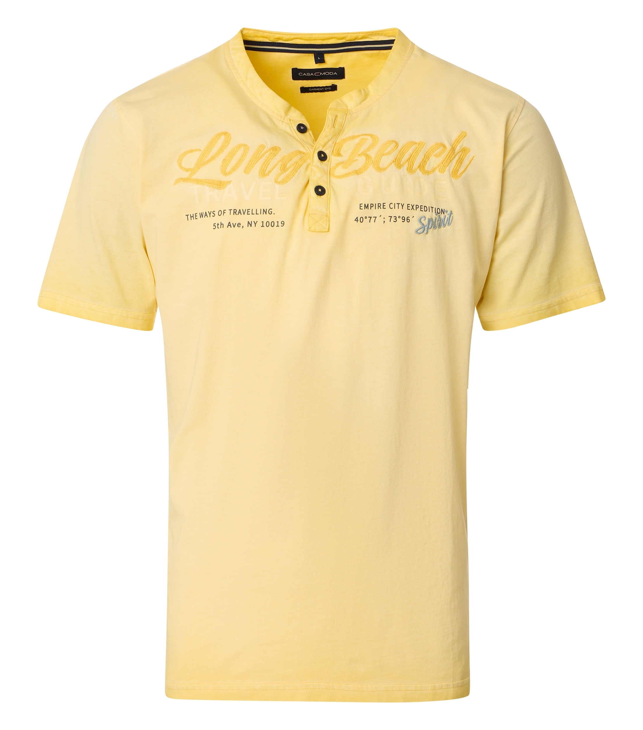 CASAMODA Henleyshirt "CASAMODA Henley uni" günstig online kaufen