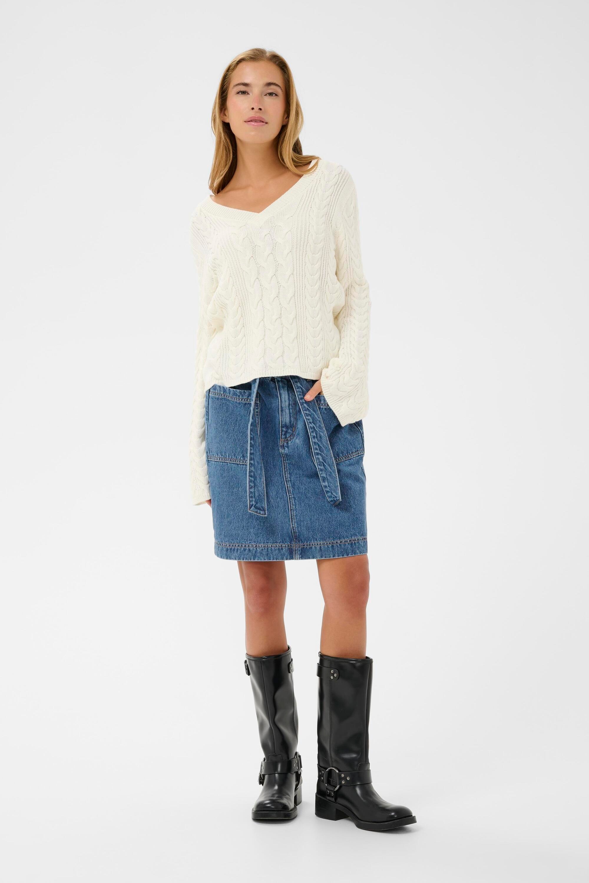 KAFFE Jeansrock »Damen Denimrock KAklara«