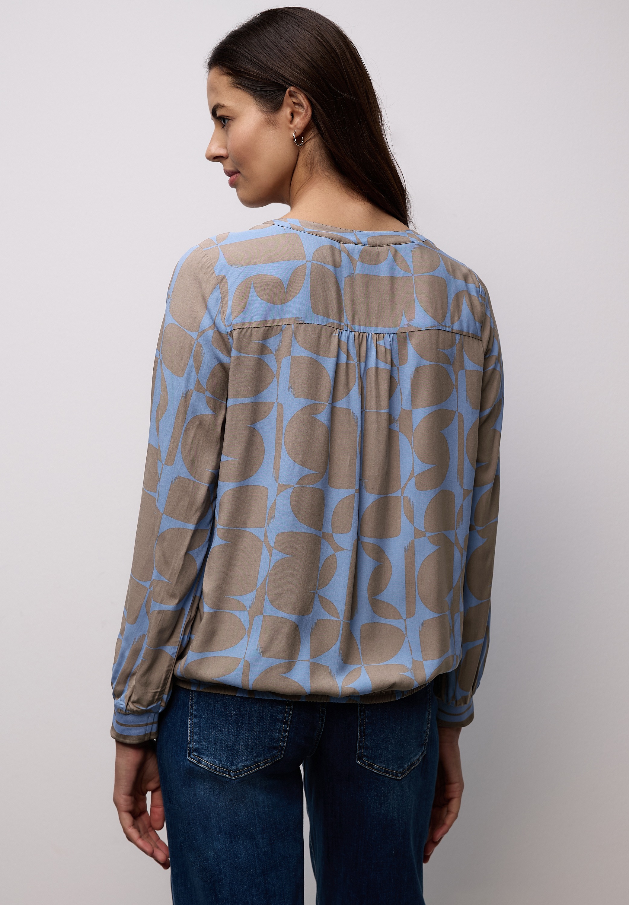 STREET ONE Langarmbluse aus softer Viskose günstig online kaufen