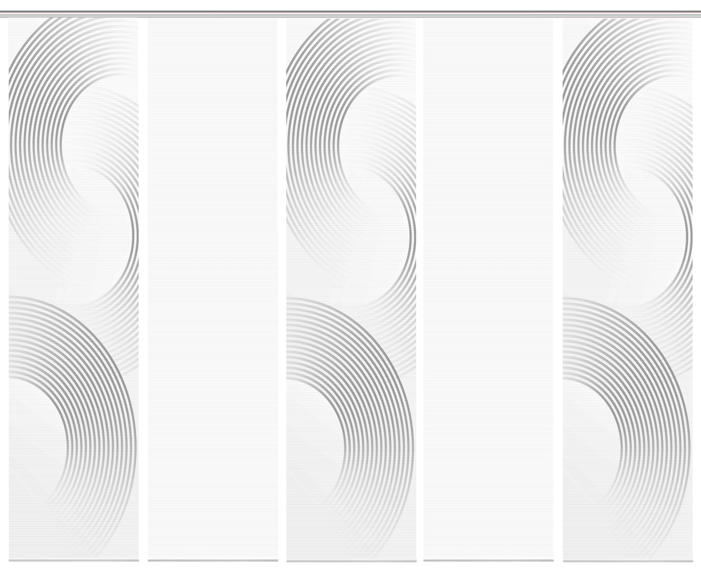 Thumbnail - Vision Schiebegardine "BEXON", (5 St.), SET,SCHIEBEVORHANG,BAMBUS,DIGITALDRUCK