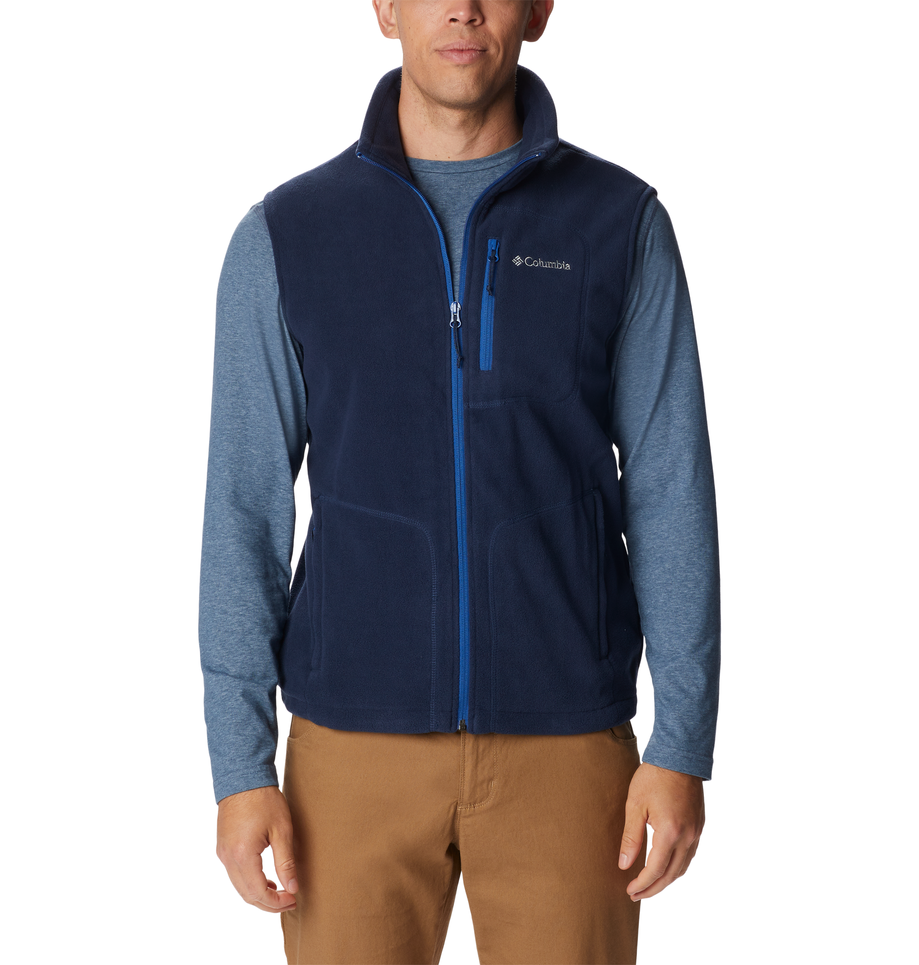Columbia Fleeceweste "Fast Trek™ Fleece Vest" mit Reißverschluss, schnell trocknend, aus Fleece