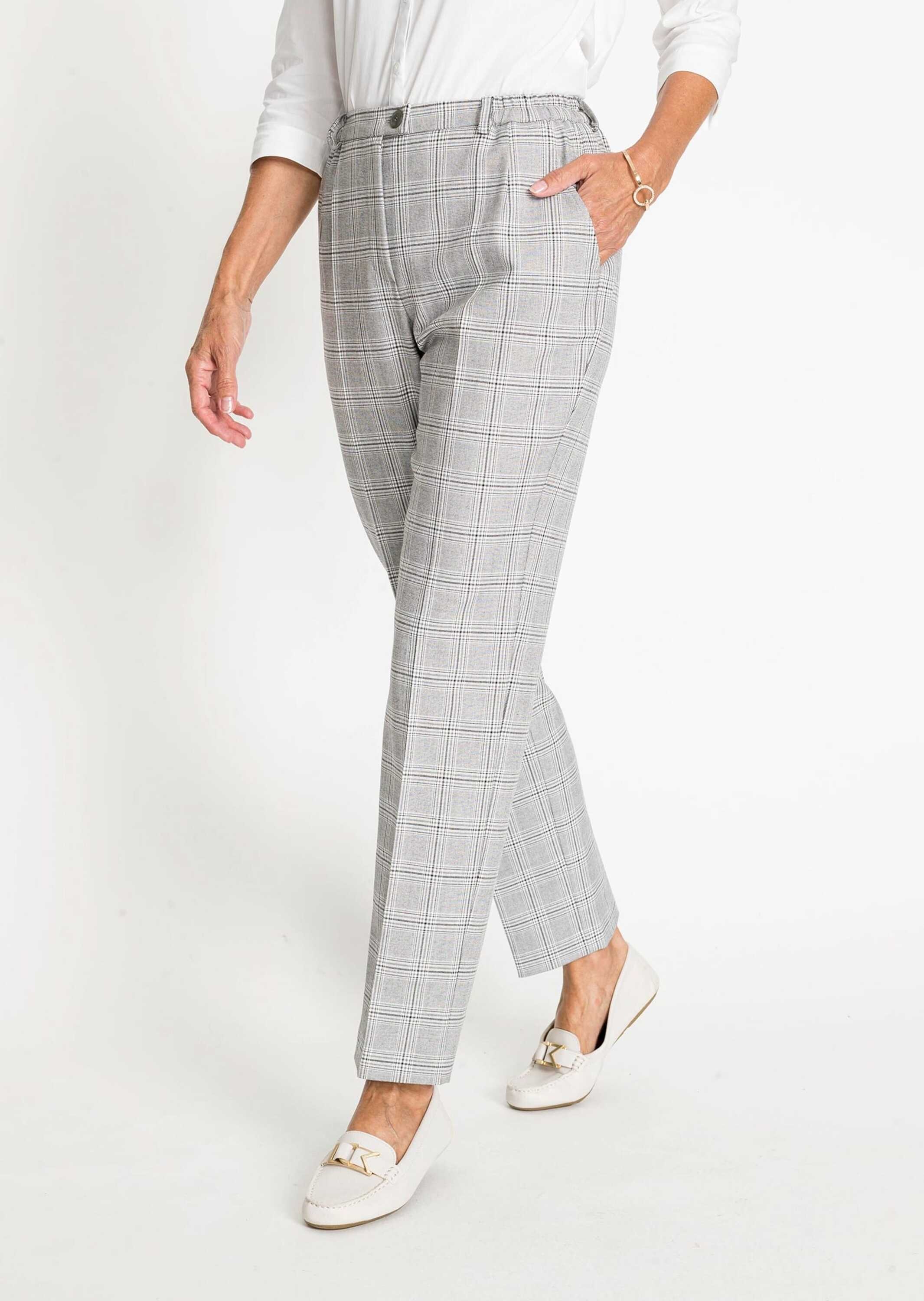 GOLDNER 2-in-1-Hose "Kurzgröße Karohose Anna" günstig online kaufen