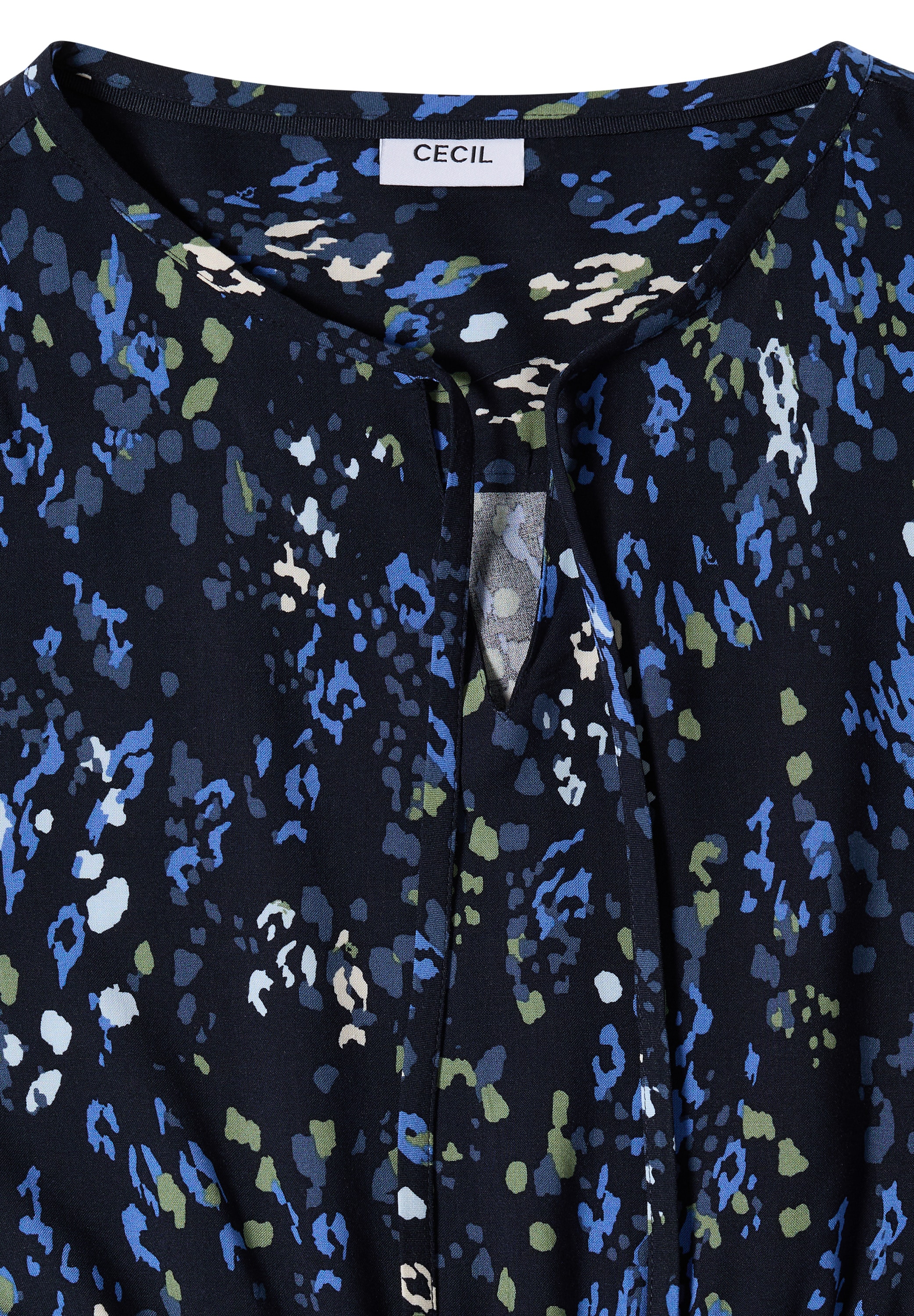 Cecil Midikleid Eingrifftaschen aus Viskose
