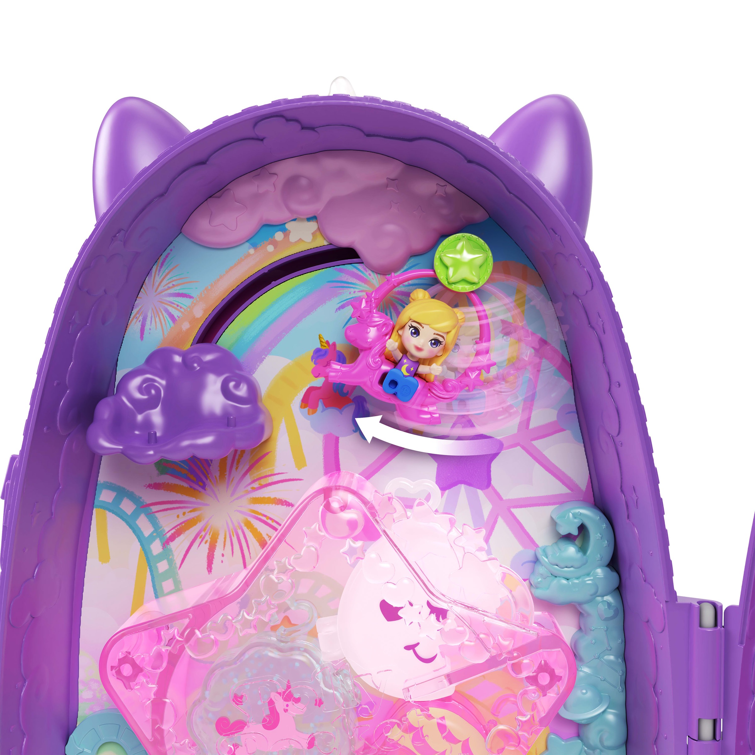 Polly Pocket Spielwelt »Einhorn-Reiserucksack«