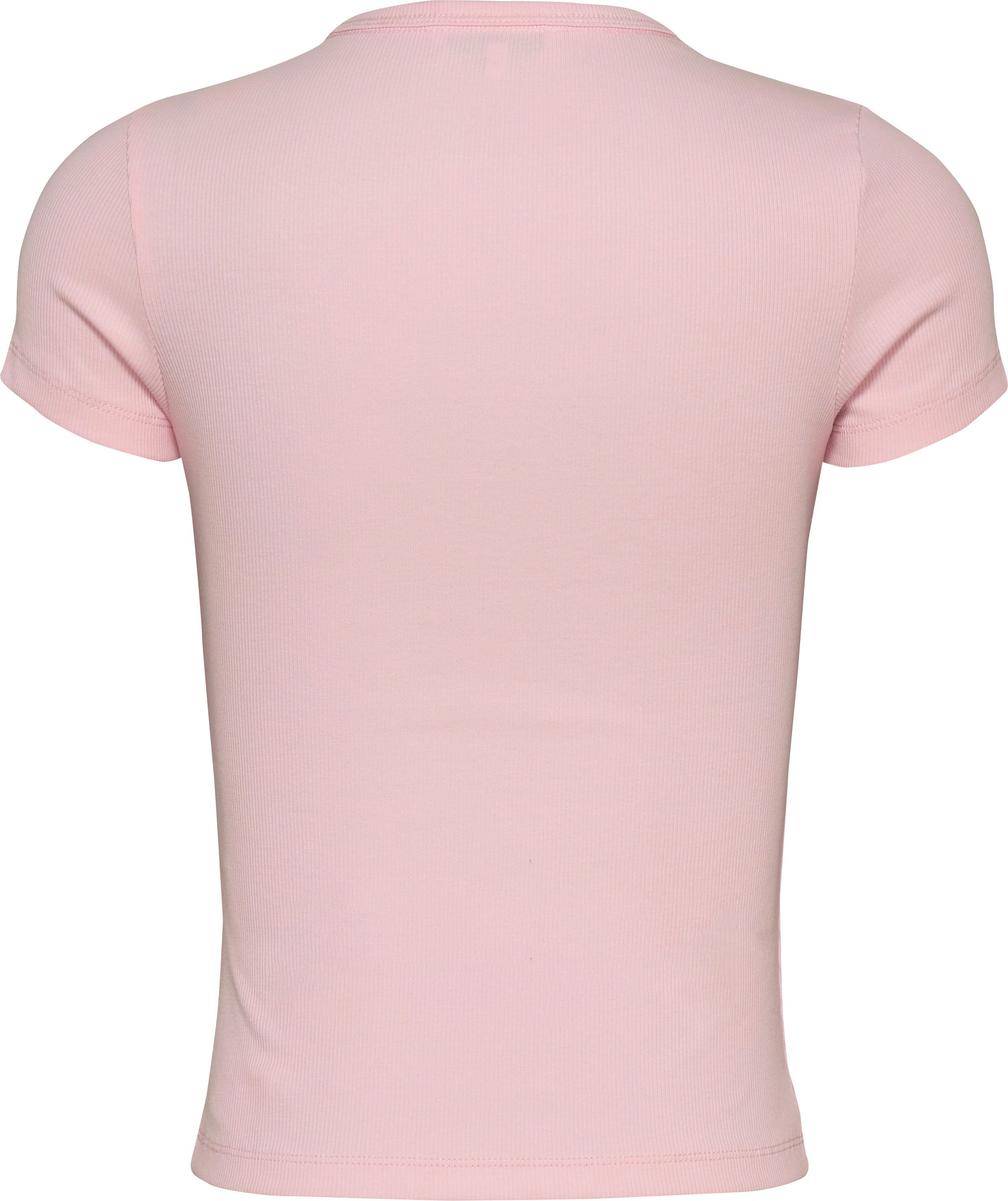 Tommy Jeans Kurzarmshirt »TJW SLIM BADGE RIB TEE«, mit gerippter Struktur