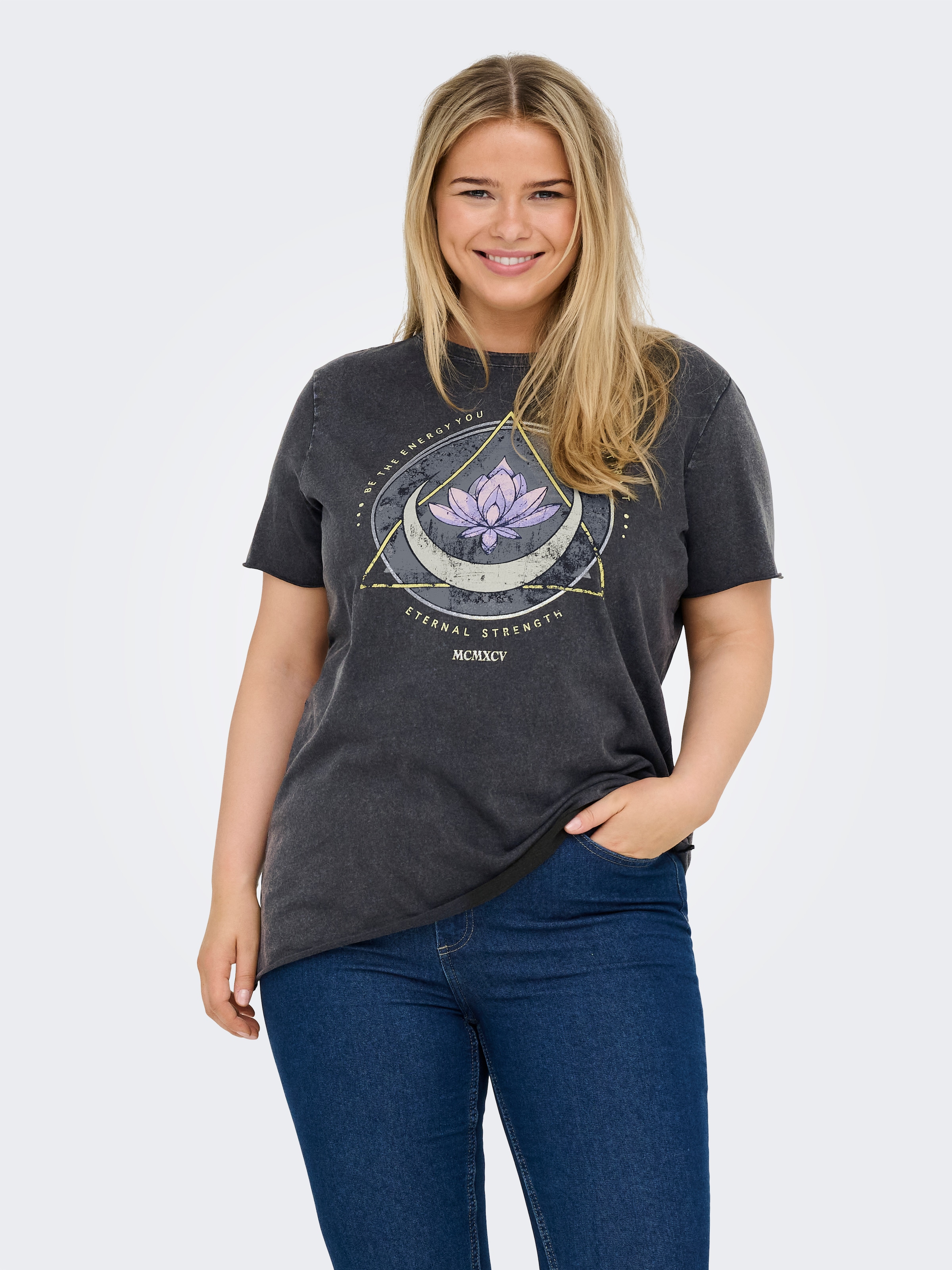 ONLY CARMAKOMA T-Shirt "CARLUCY LIFE REG S/S TOP JRS NOOS" günstig online kaufen