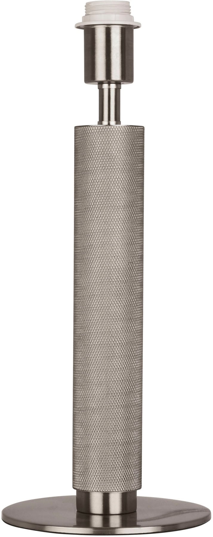 Searchlight Sockelleuchte "London-Tischleuchtesockel - Silber" E27 1 Stk.