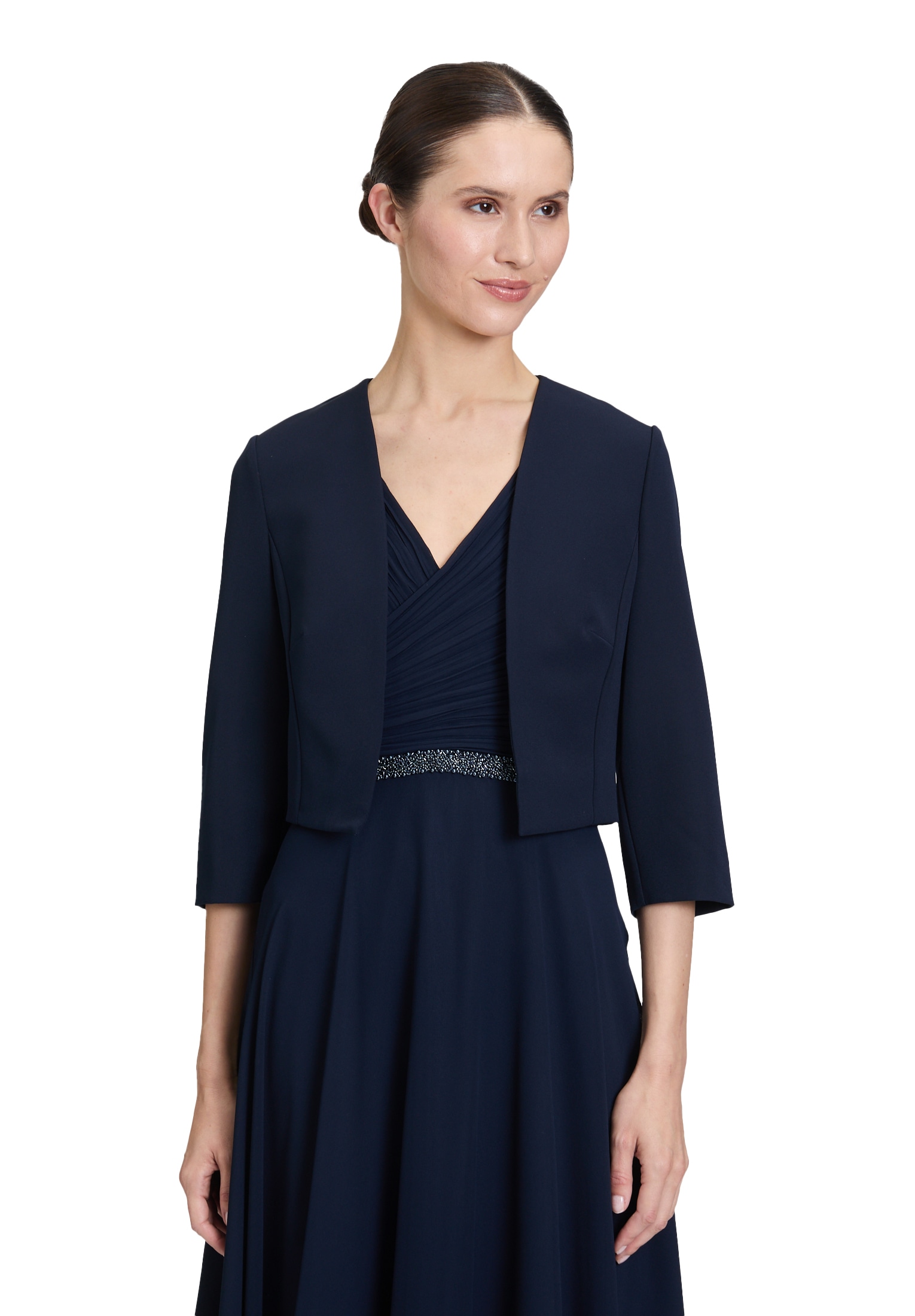 Vera Mont Bolerojacke "Damen mit Kellerfalten" günstig online kaufen