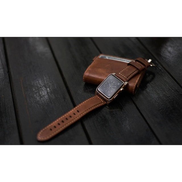 Nomad Smartwatch-Armband »Strap Trad. Lthr. Brown Connect. 42/44/45/49mm« |  BAUR